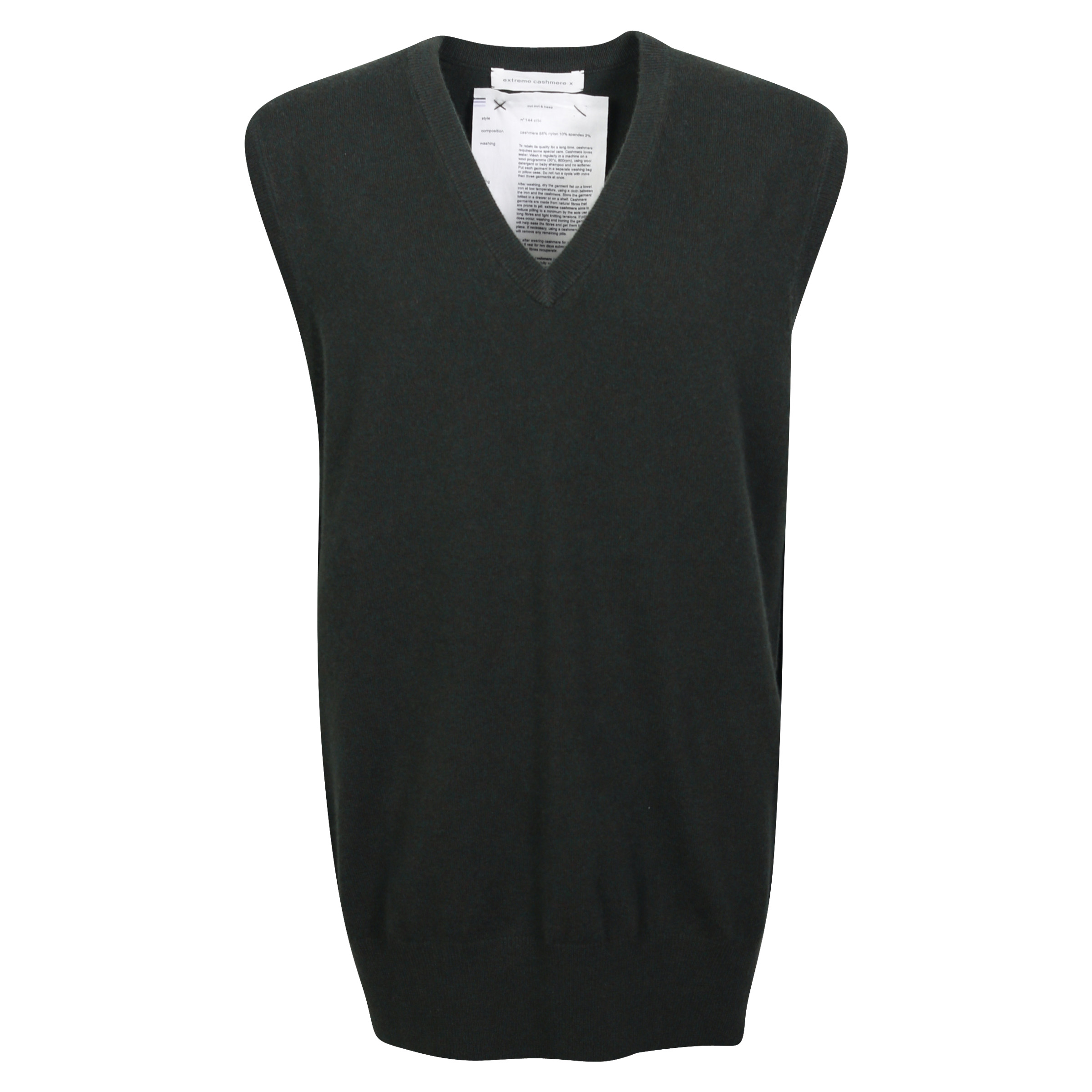 Extreme Cashmere Top N°144 Clic Green/Bottle