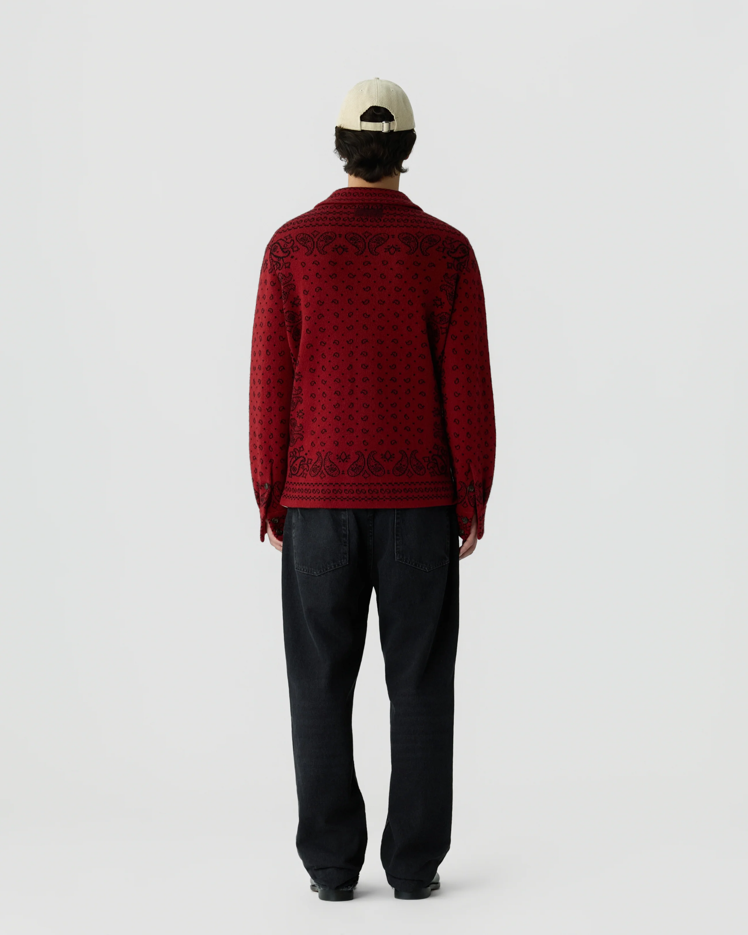 GUEST IN RESIDENCE Wild Rag Work Shirt Red Combo
