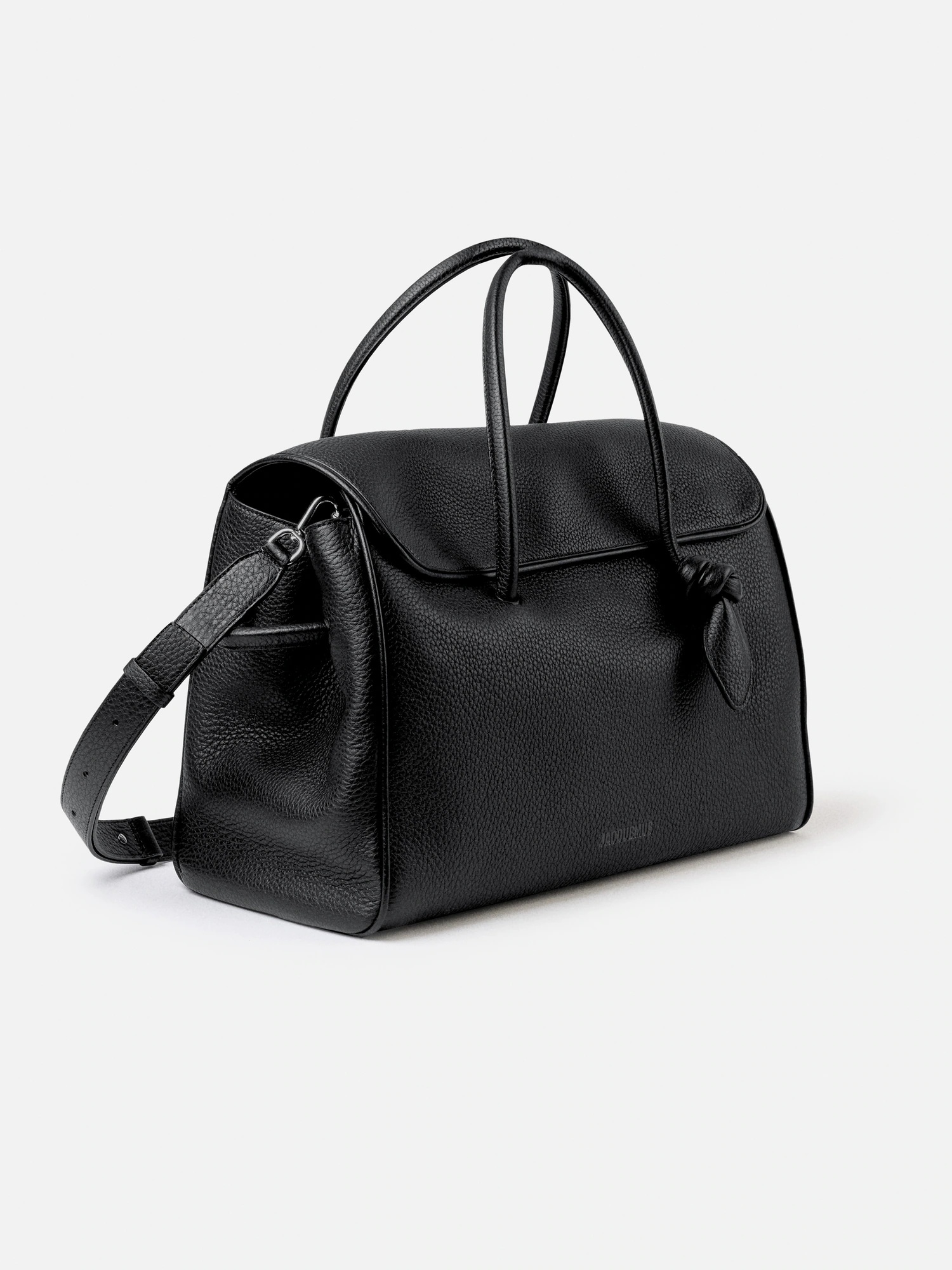 JACQUEMUS The Turismo Shopper in Black