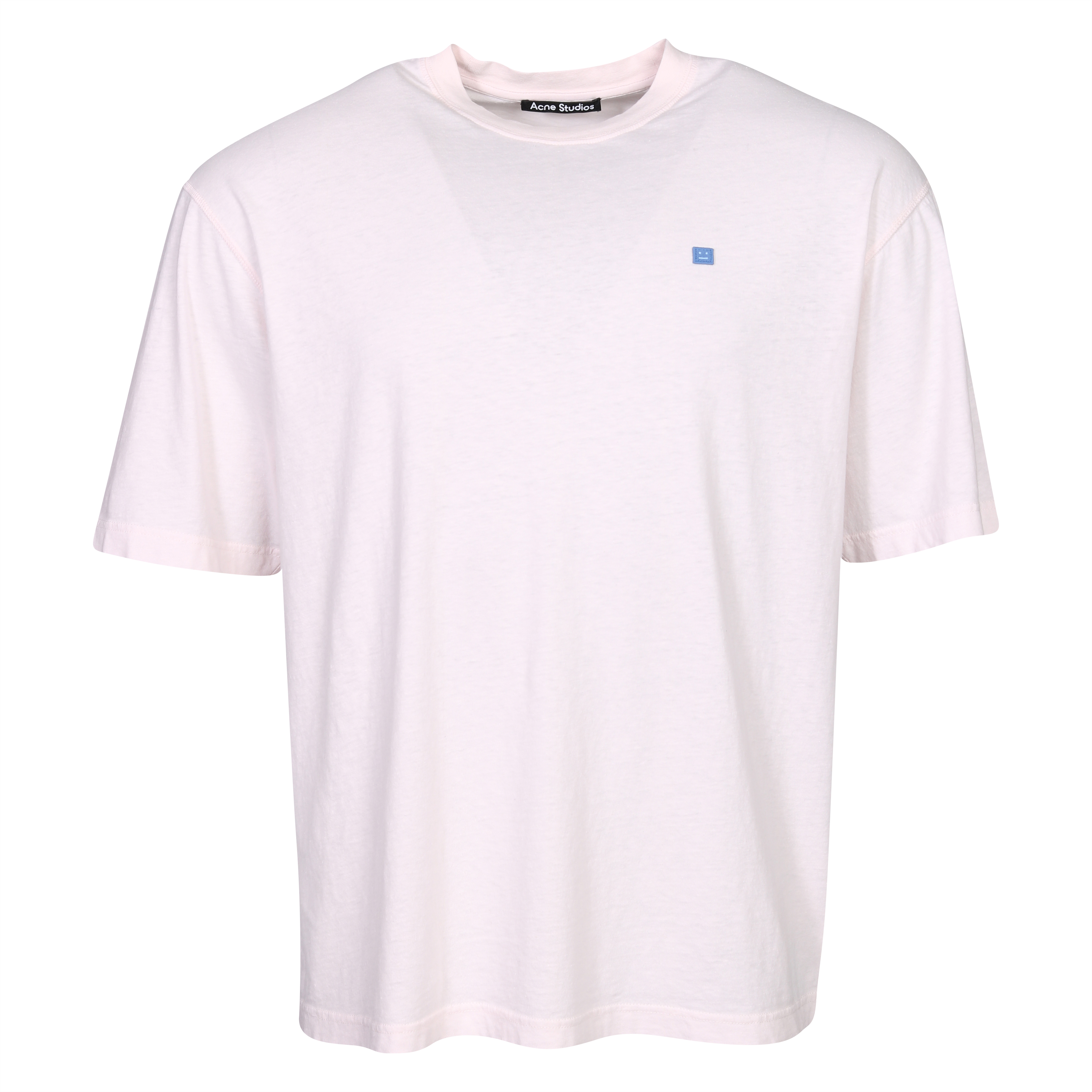Acne Studios Face T-Shirt in Pastel Pink