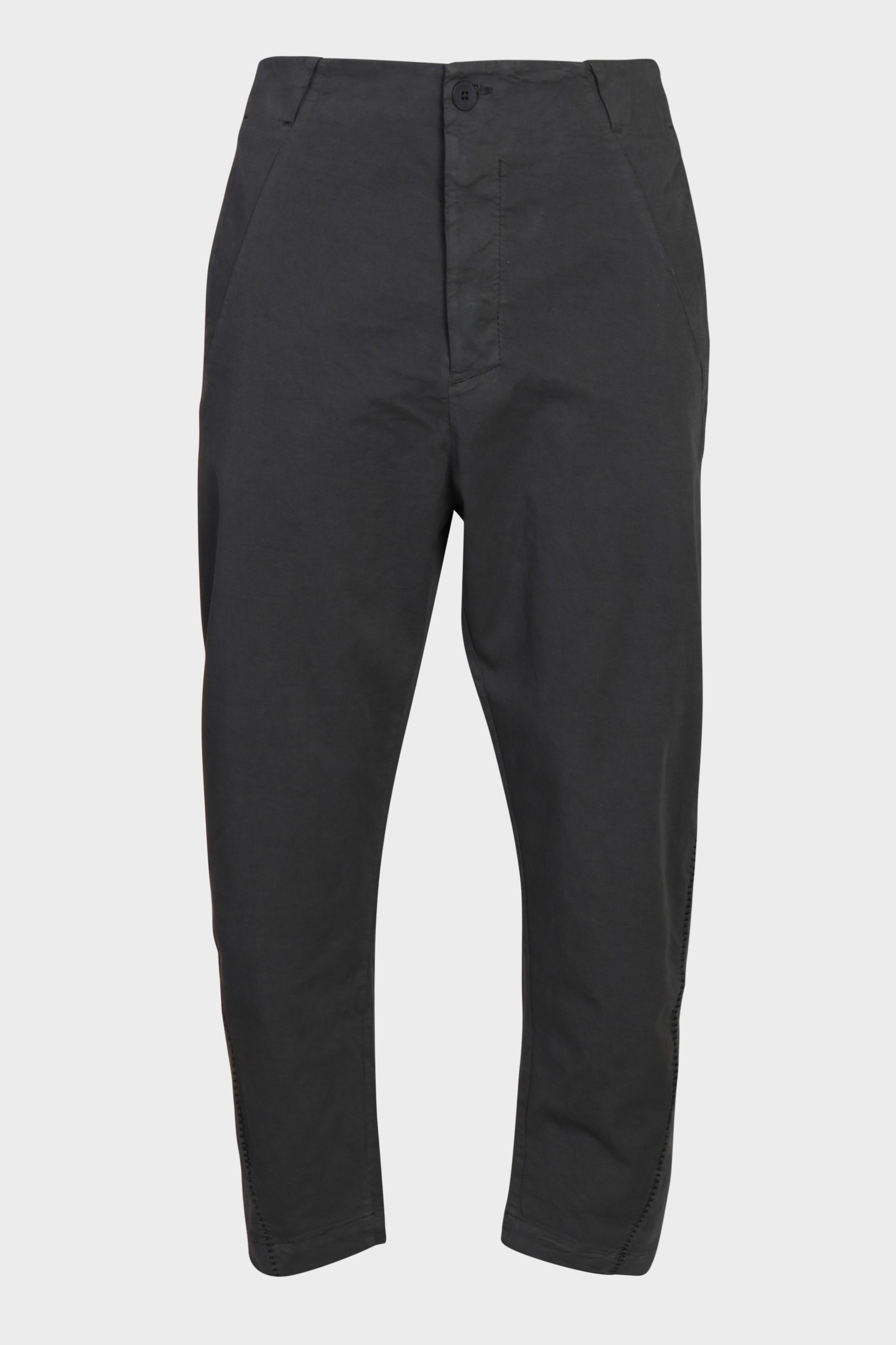 TRANSIT UOMO Cotton Stretch Pant in Dark Grey S