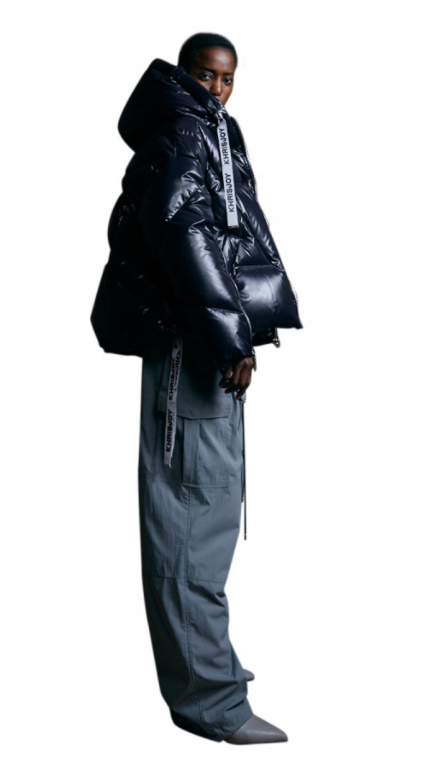 Khrisjoy Iconic Puffer Jacket Shiny Black