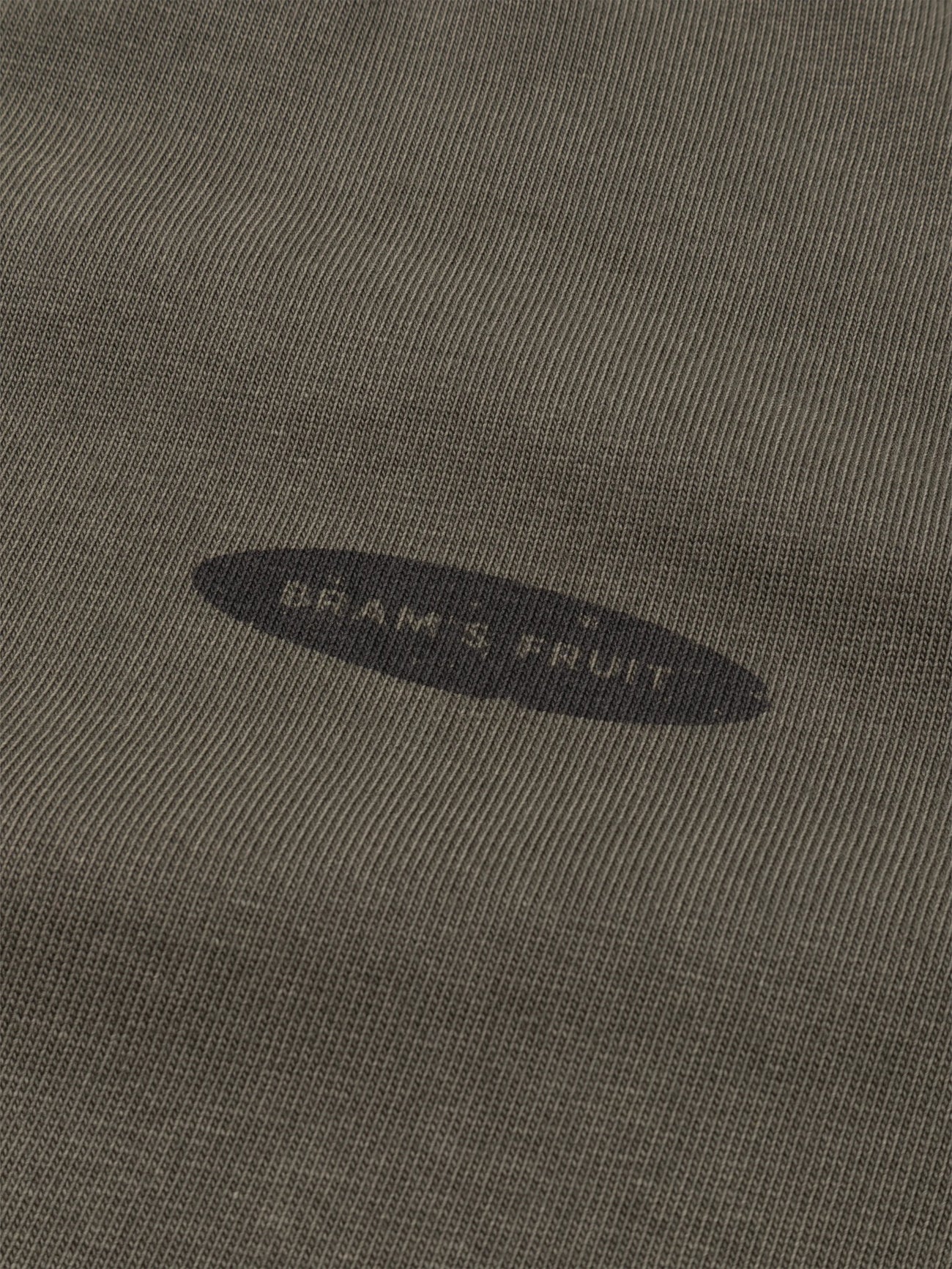 BRAM'S FRUIT ''F*ck Off'' Distressed T-Shirt in Washed Charcoal