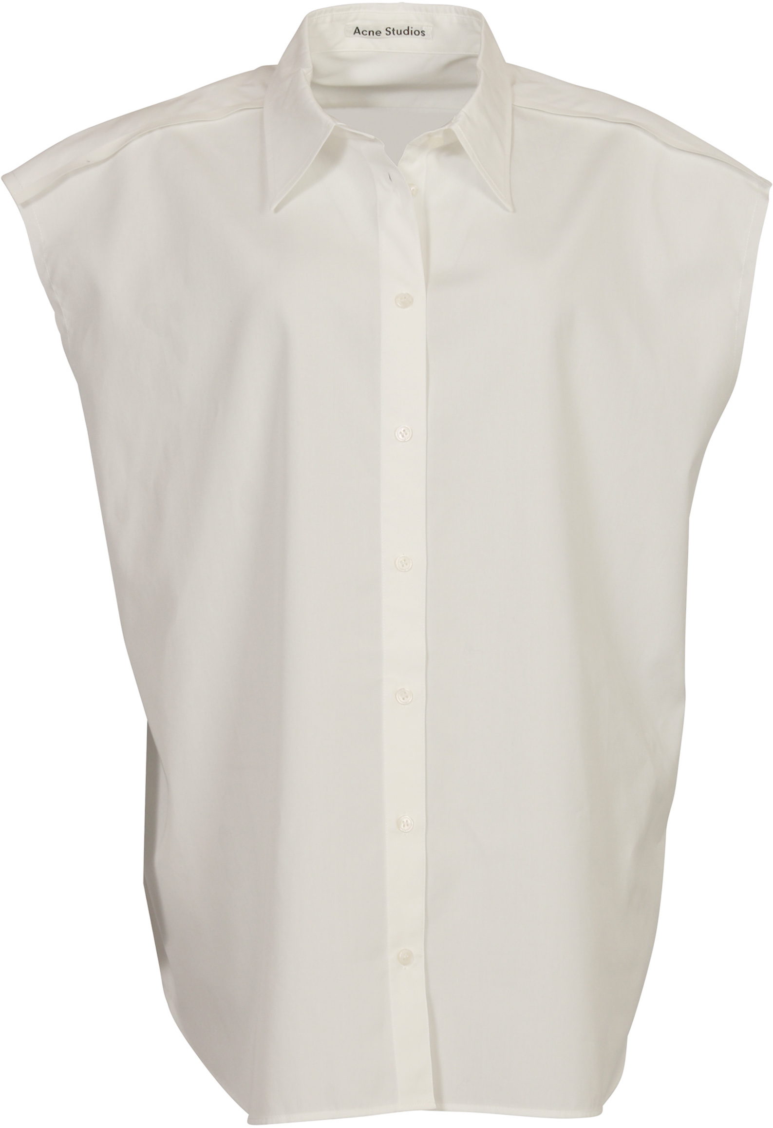 Acne Studios Blouse Sylbia Wash Poplin White