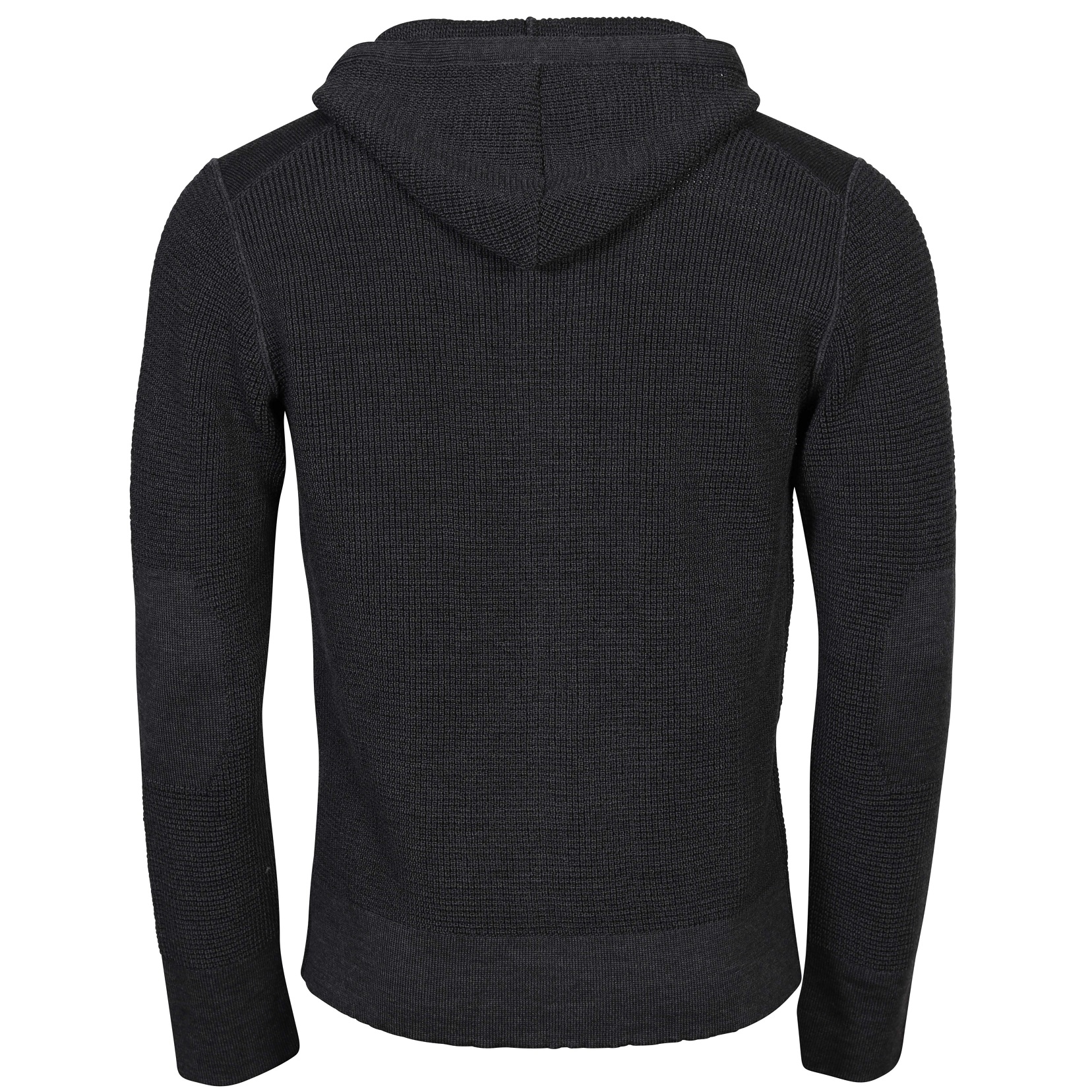 Hannes Roether Knit Zip Hoodie in Posh