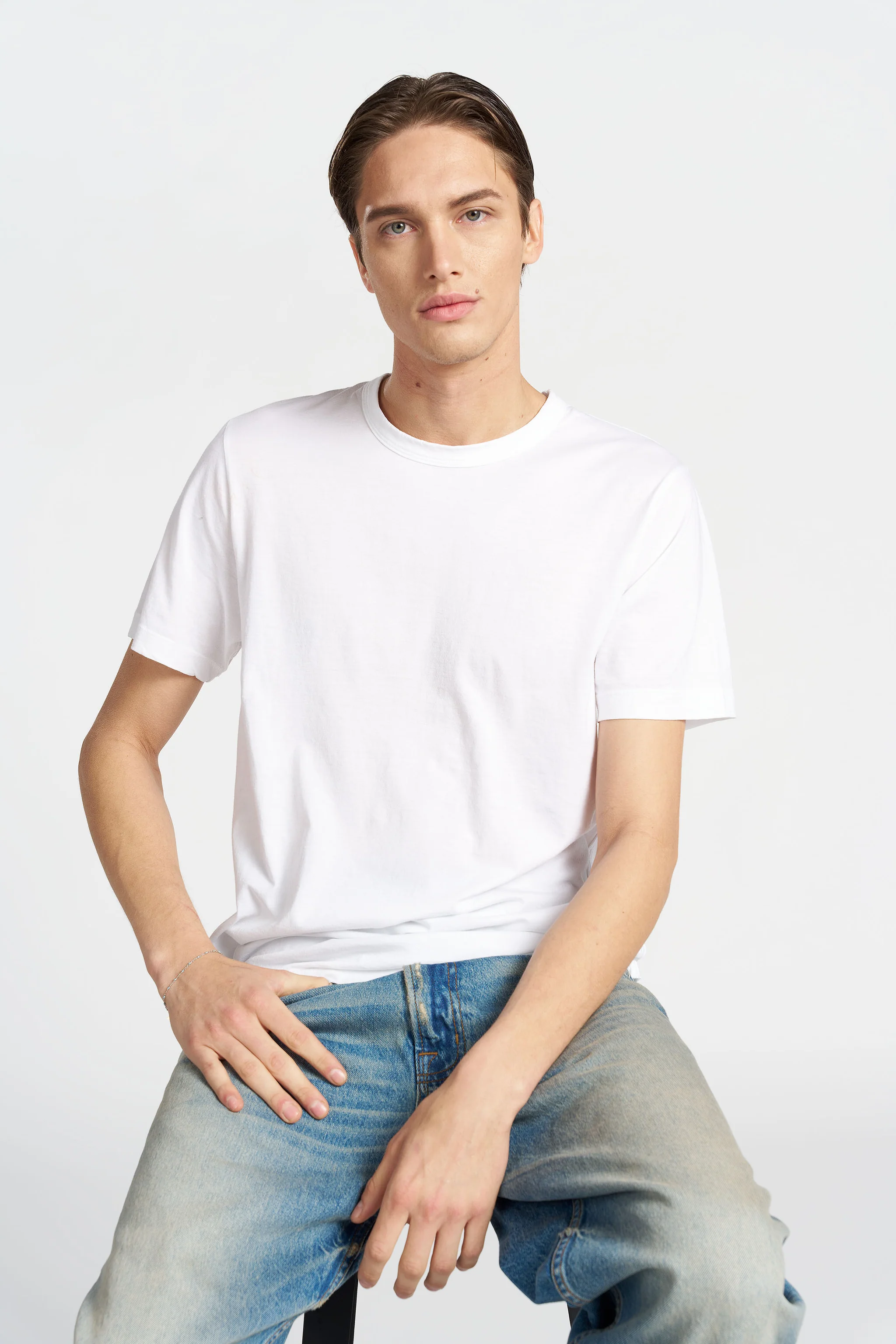COTTON CITIZEN Classic Crewneck T-Shirt in White