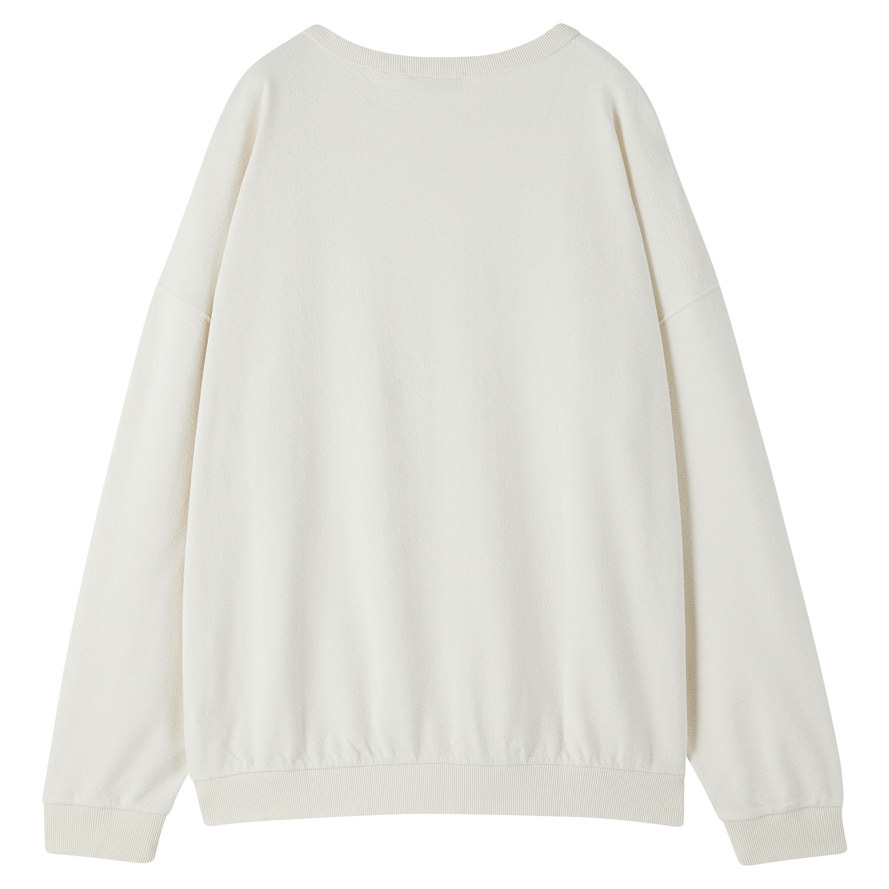 APPLIED ART FORMS Structure Sweater in Ecru S