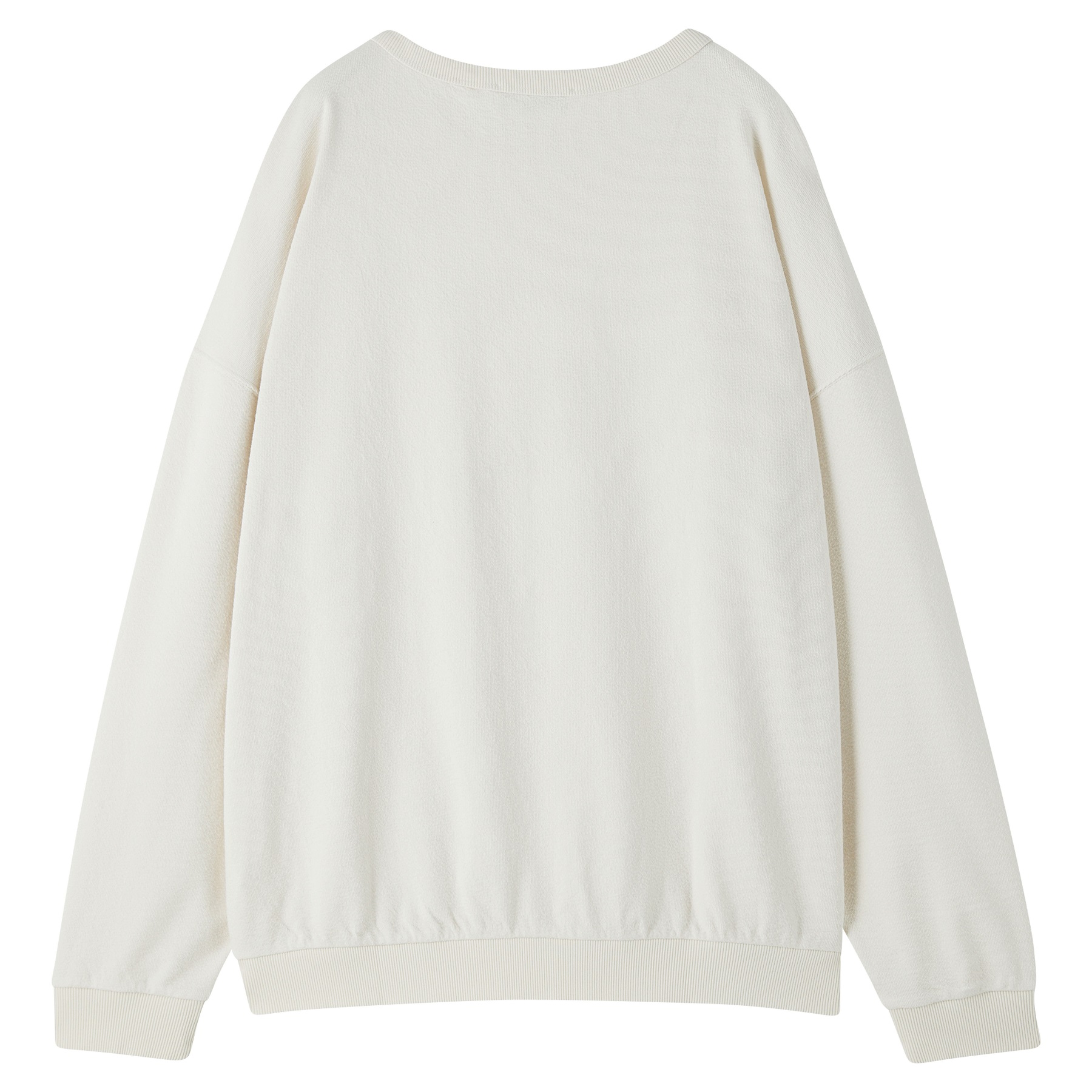 APPLIED ART FORMS Structure Sweater in Ecru L