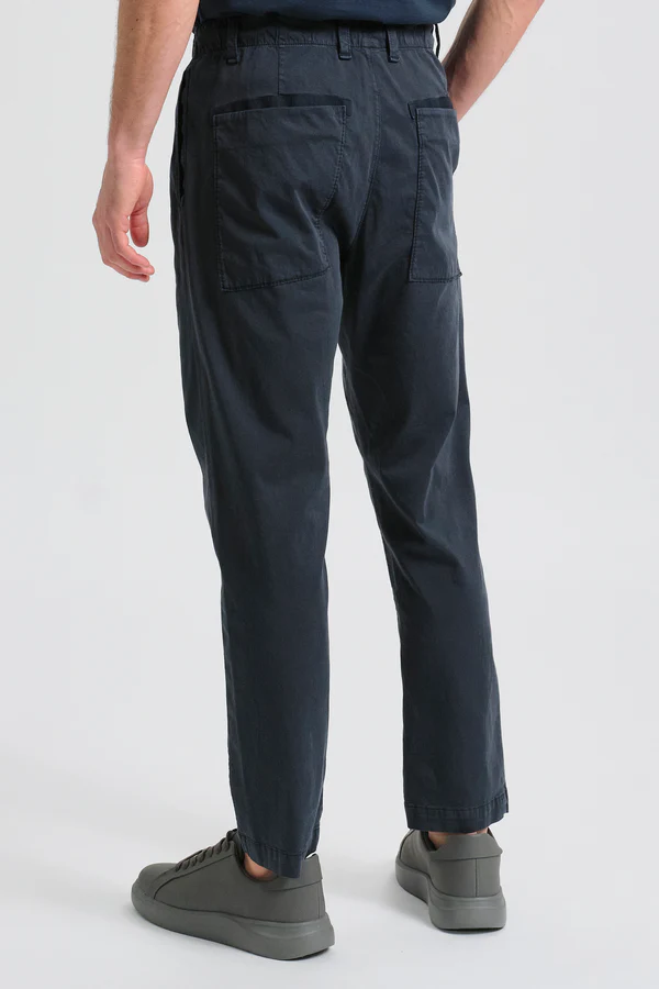 TRANSIT UOMO Fluidy Pant in Navy