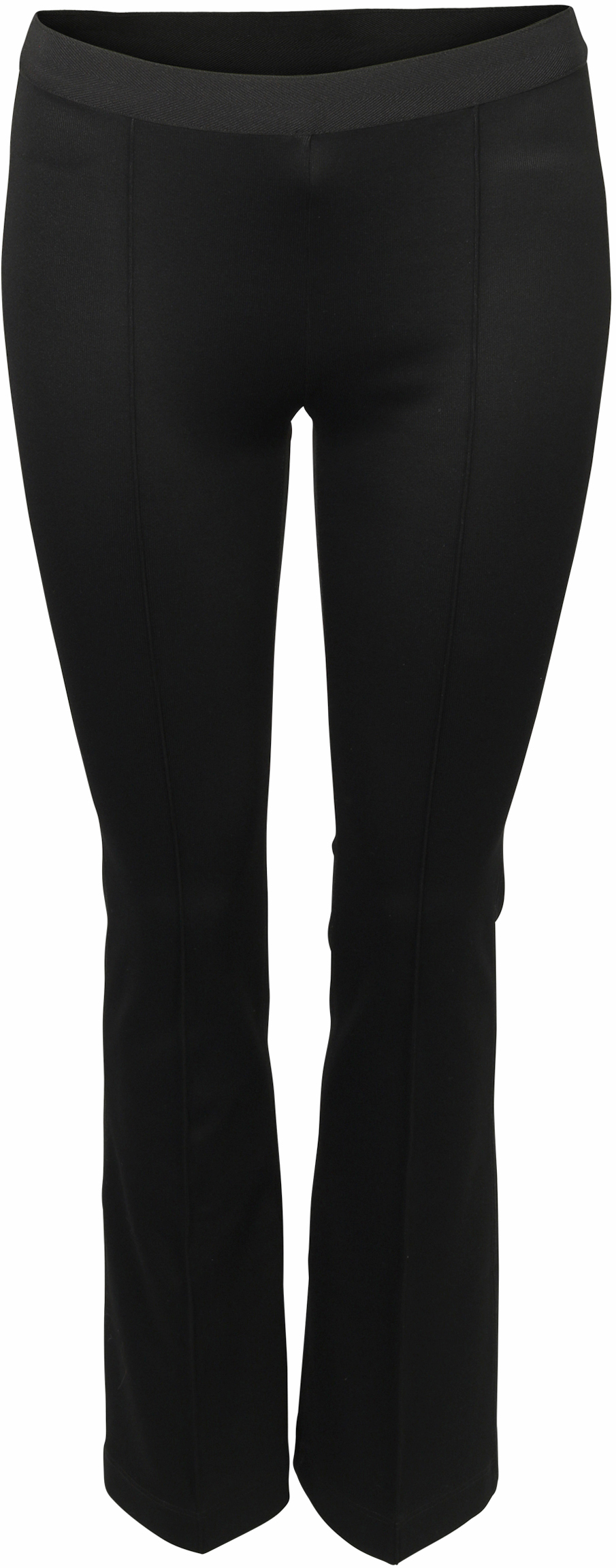 Helmut Lang Cropped Flare Rib Leggings