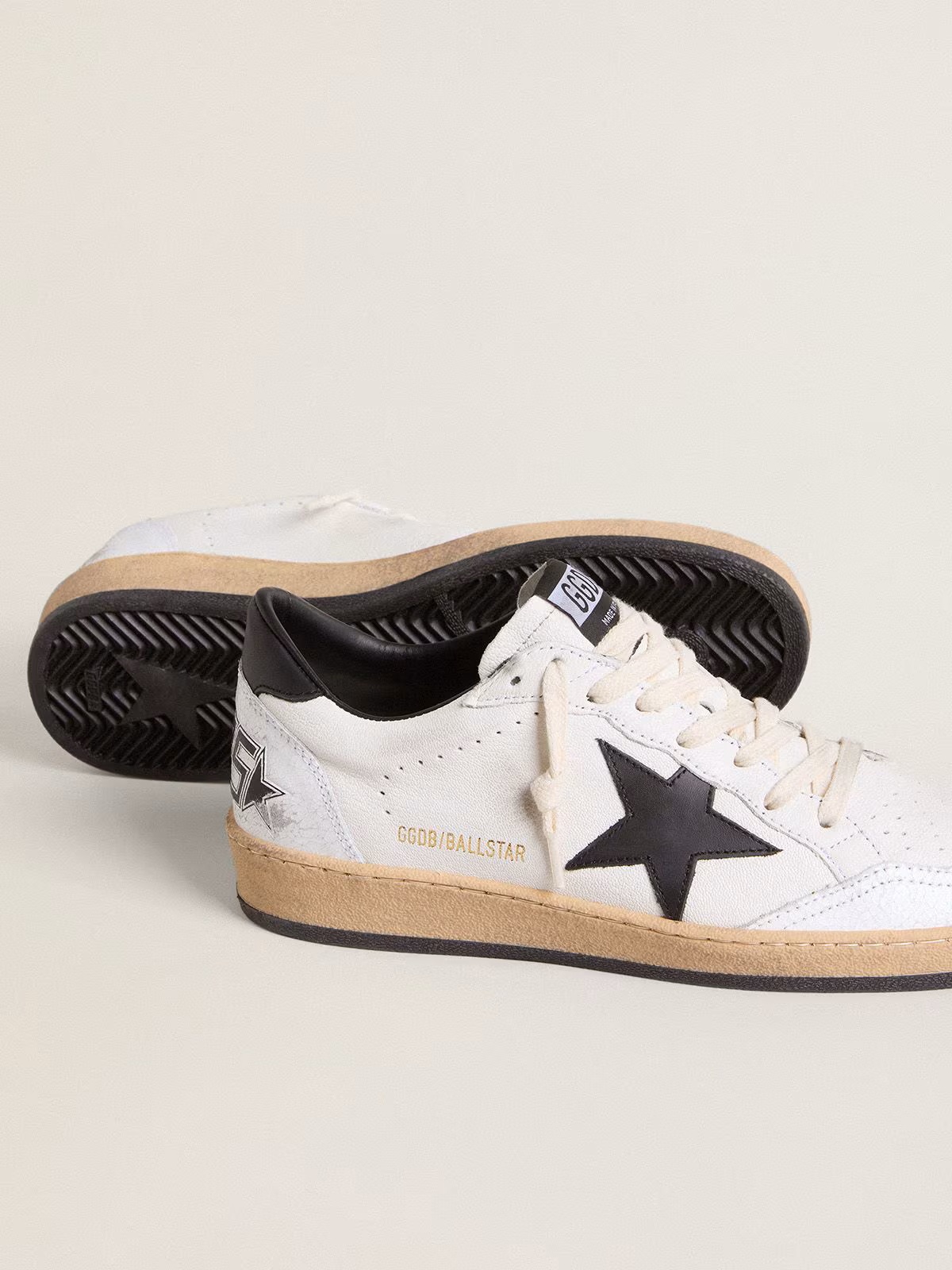 GOLDEN GOOSE Ballstar White/Black