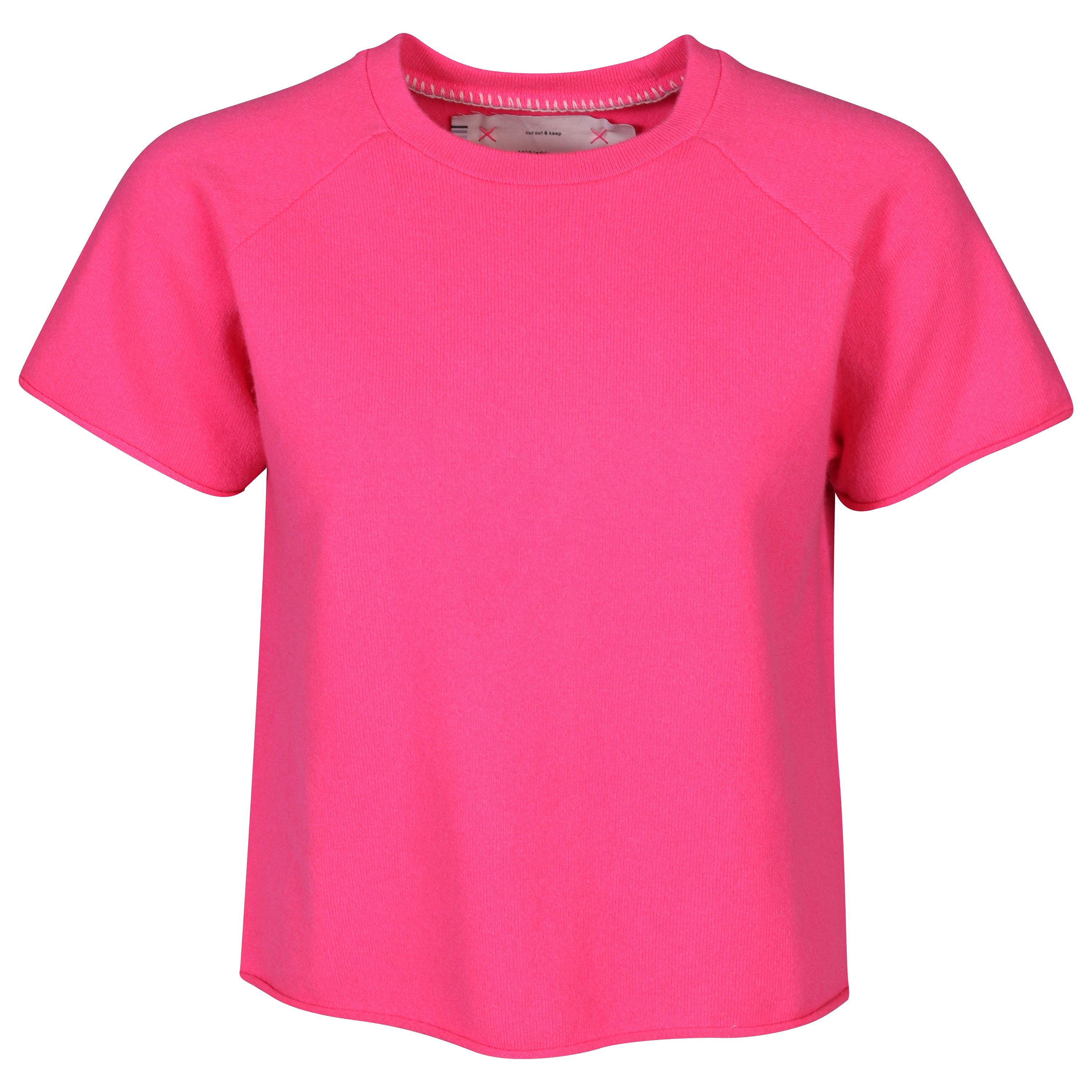 Extreme Cashmere Top N°229 Teddy in Fluo Pink