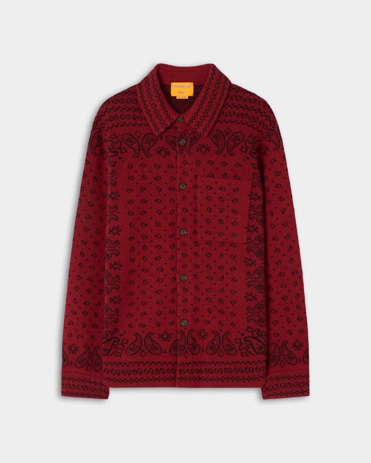 GUEST IN RESIDENCE Wild Rag Work Shirt Red Combo