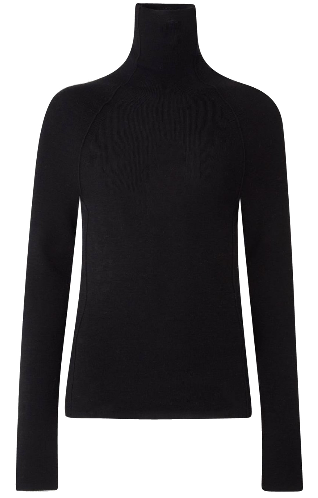 DAGMAR Merino Turtleneck Sweater in Black