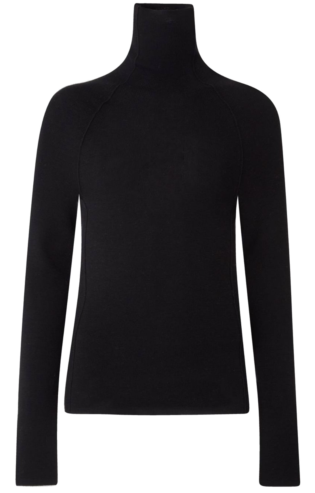 DAGMAR Merino Turtleneck Sweater in Black XS