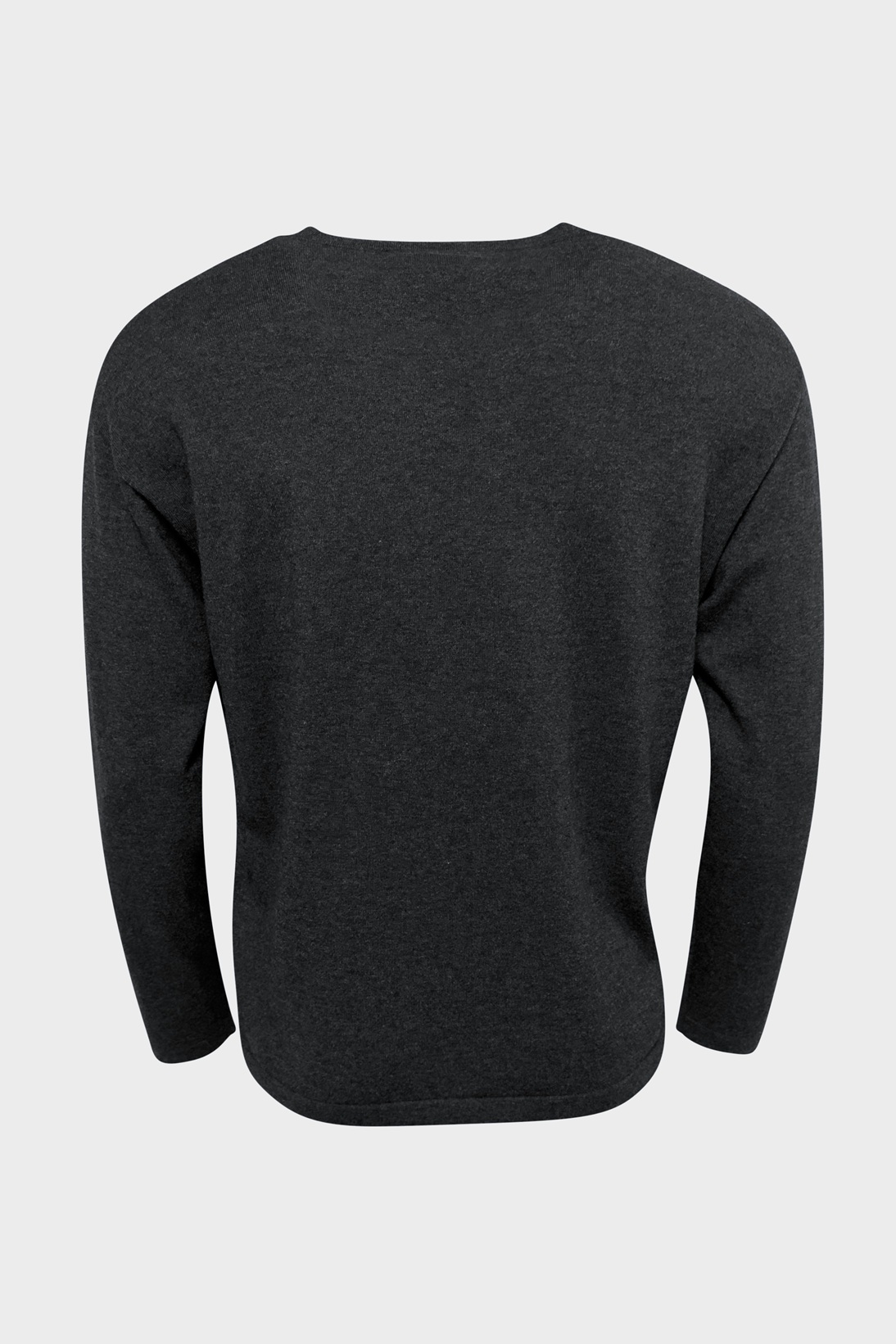 LISA YANG Theodore Cotton/Cashmere Sweater in Dark Grey