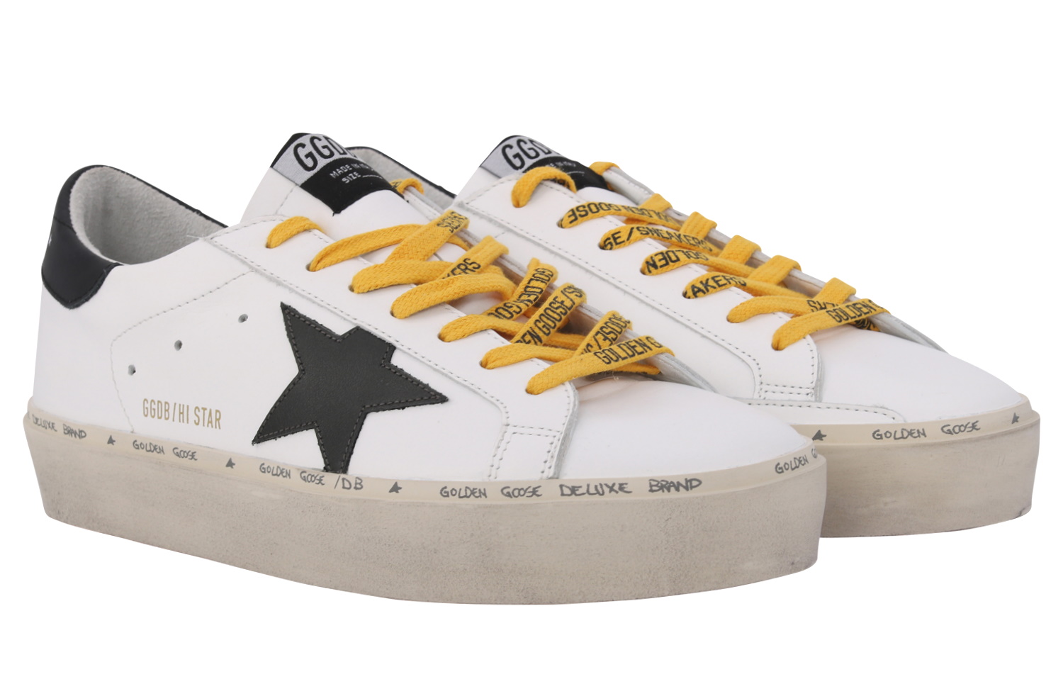 Golden Goose Hi Star White/Black