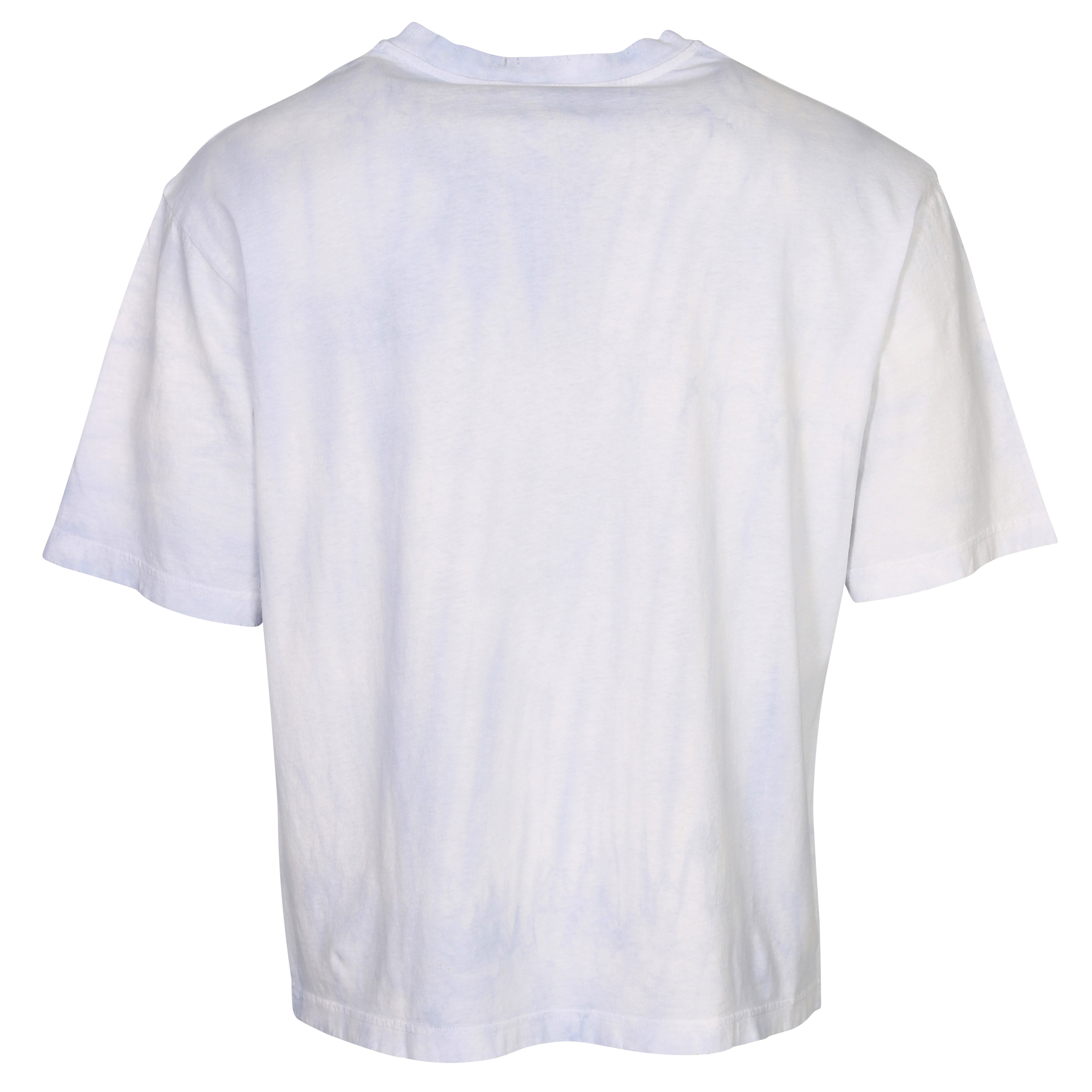 Acne Studios Logo Print T-Shirt Pale Blue XXL