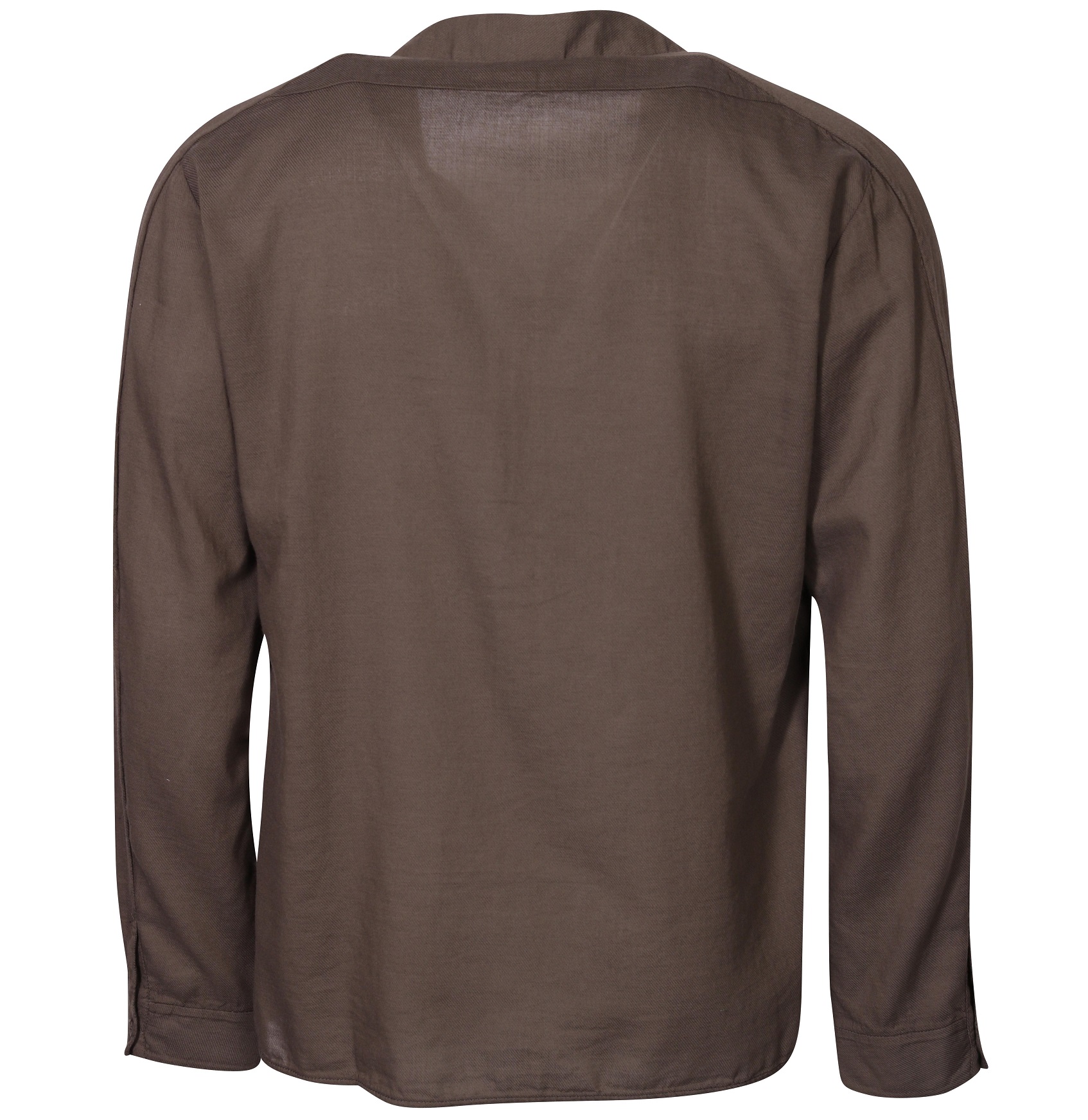 TRANSIT UOMO Super Soft Shirt in Brown Olive