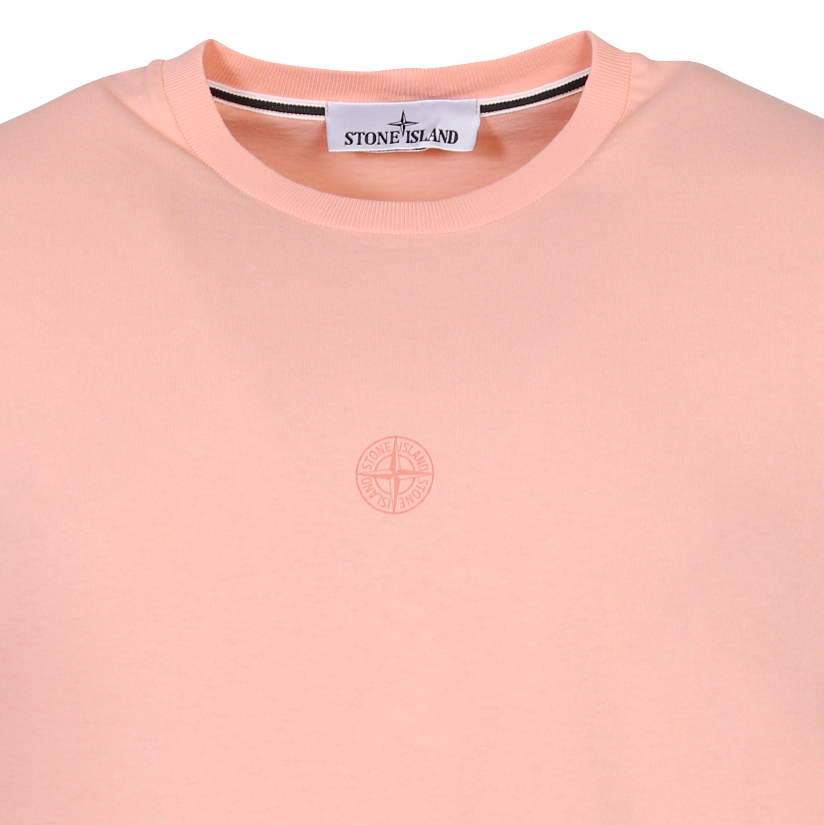 Stone Island Backprinted T-Shirt in Coral S