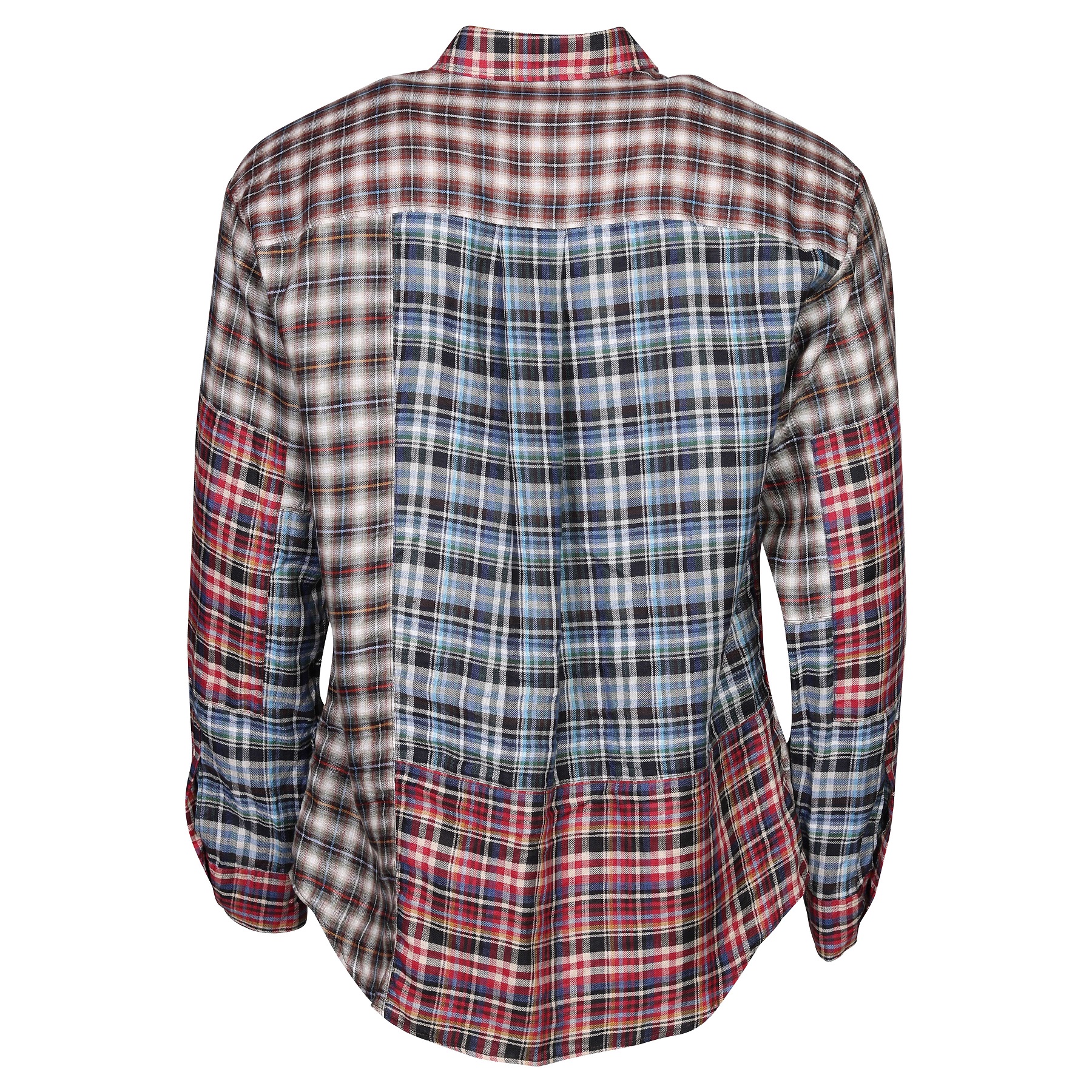 Dsquared Mix Ckeck Drop Shirt Multicolor