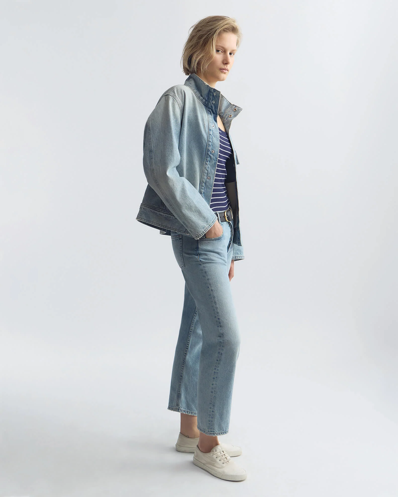 NILI LOTAN Lorimer Jeans in Alice Wash