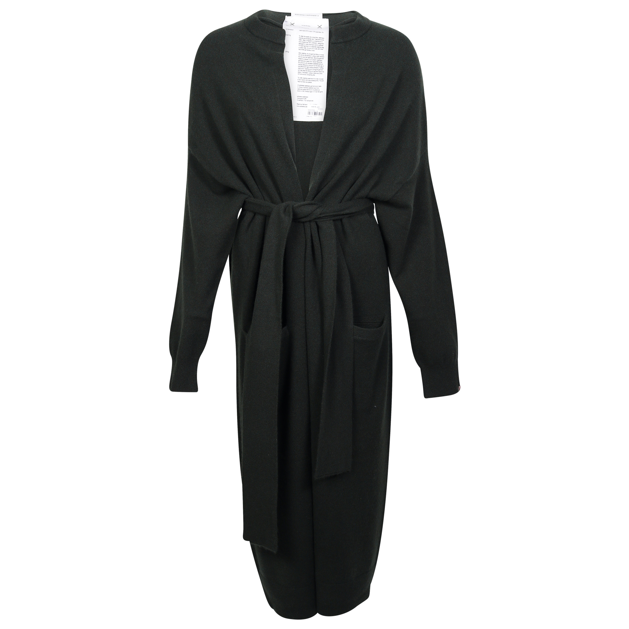 Extreme Cashmere Cardigan N°186 Marina Green/Bottle