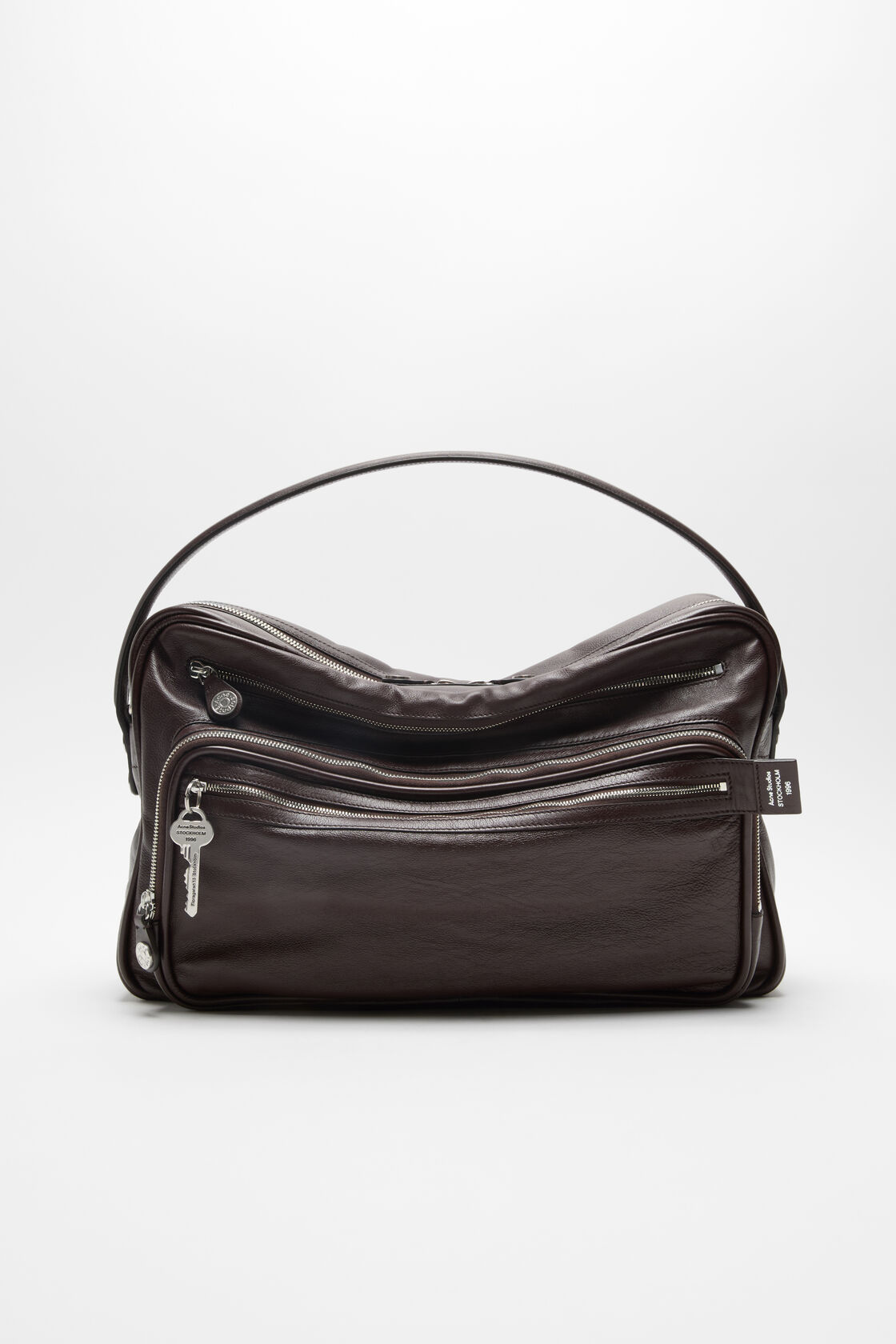 ACNE STUDIOS Camero Camera Bag in Chocolate Brown