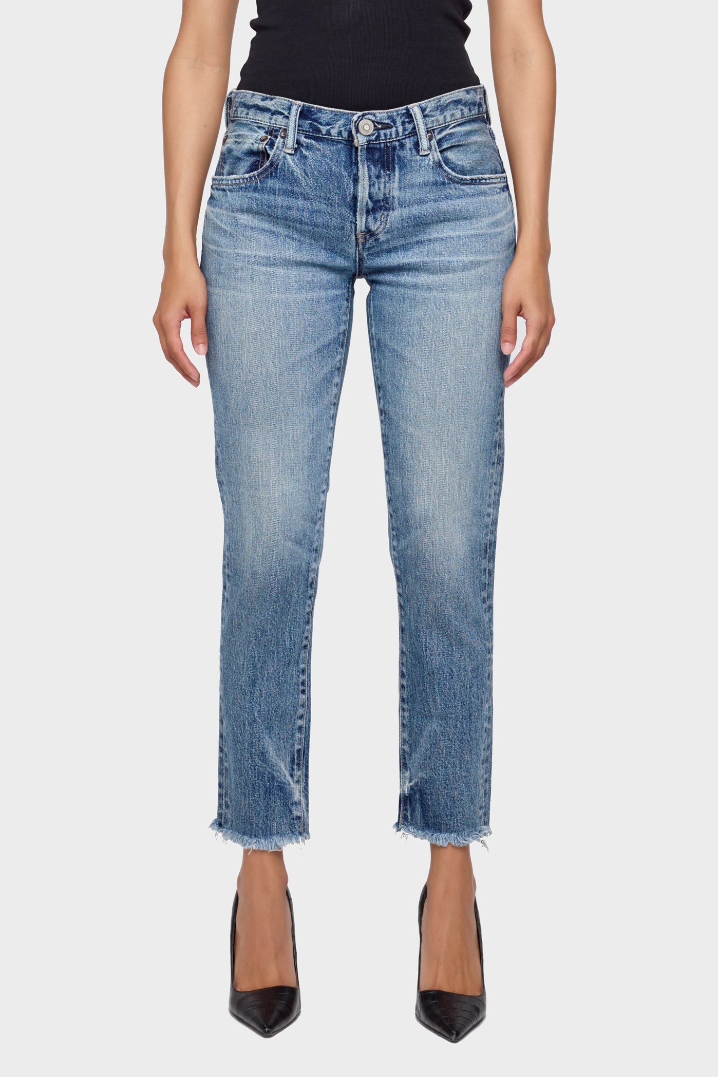 MOUSSY VINTAGE Jeans Tapered in Riverside Wash
