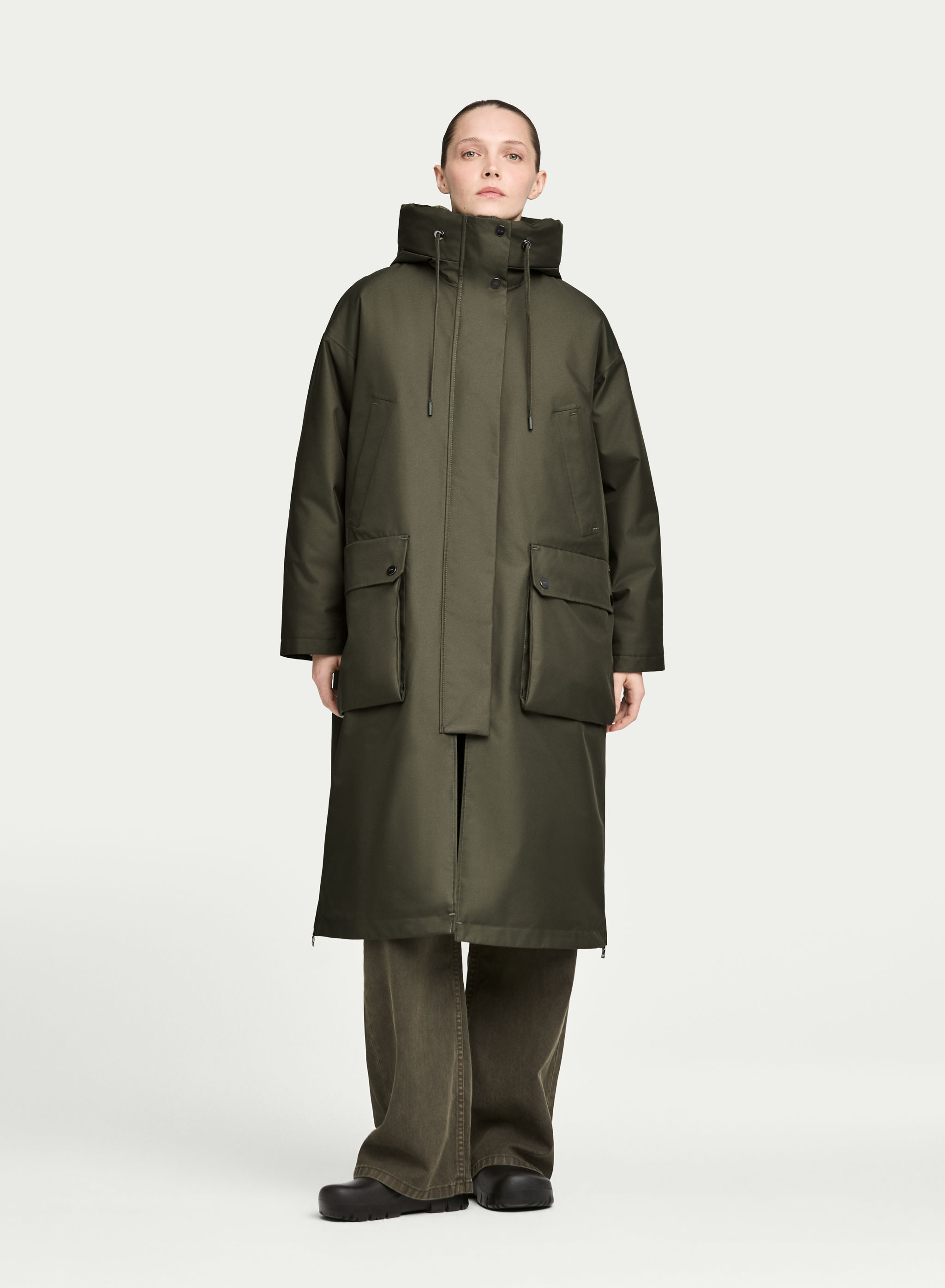 G-LAB Luna Parka in Emerald Green