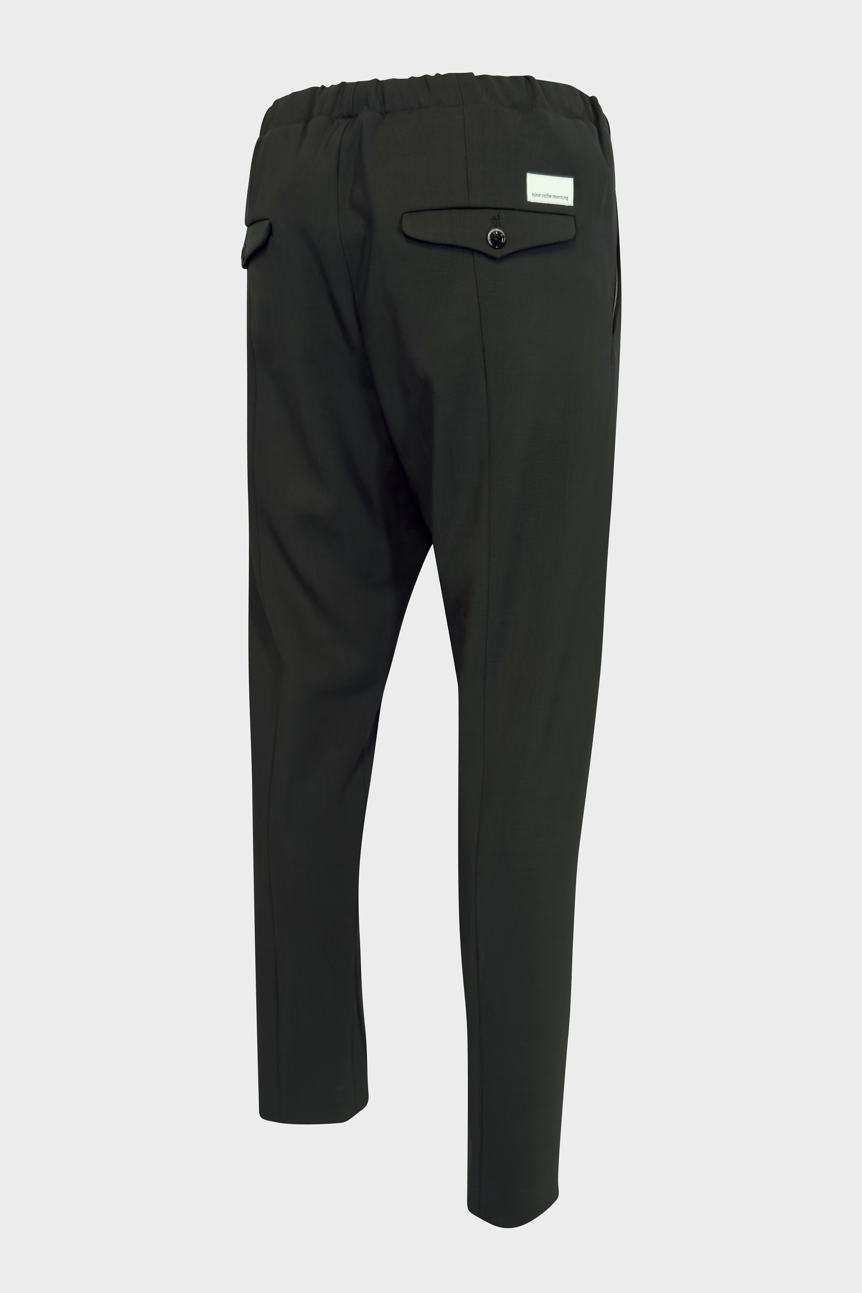 NINE:INTHE:MORNING Mirco Wool Stretch Pant in Olive 54