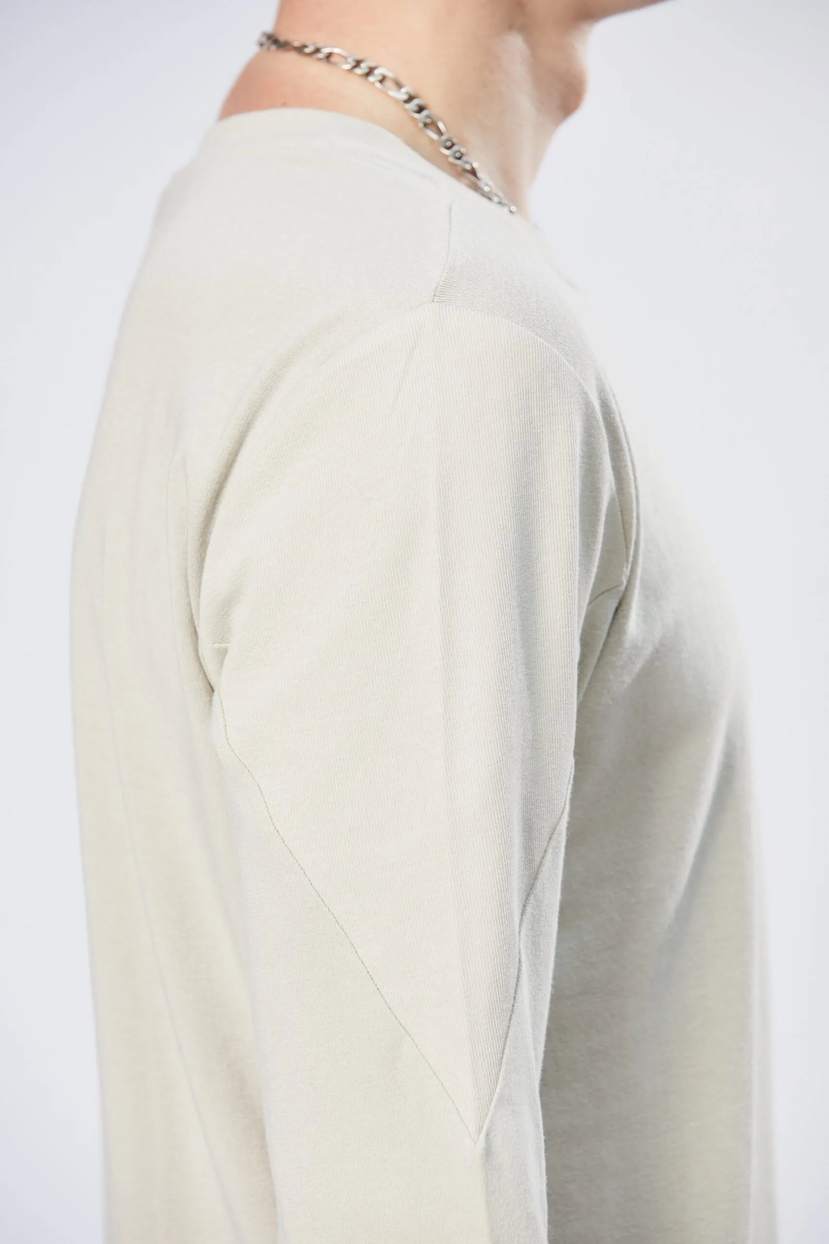 THOM KROM Longsleeve in Sand Shell S