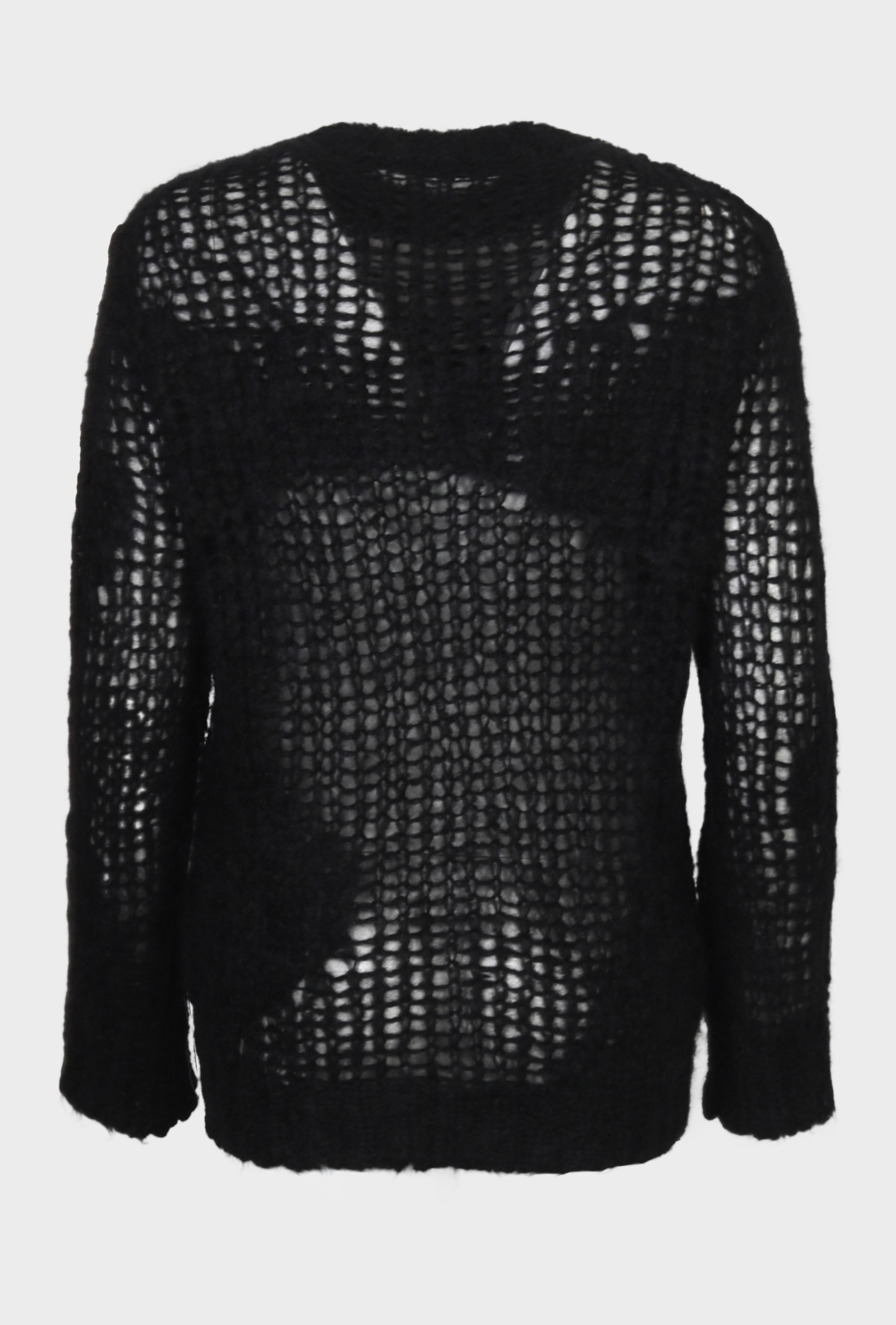 ACNE STUDIOS Knit Pullover in Black M