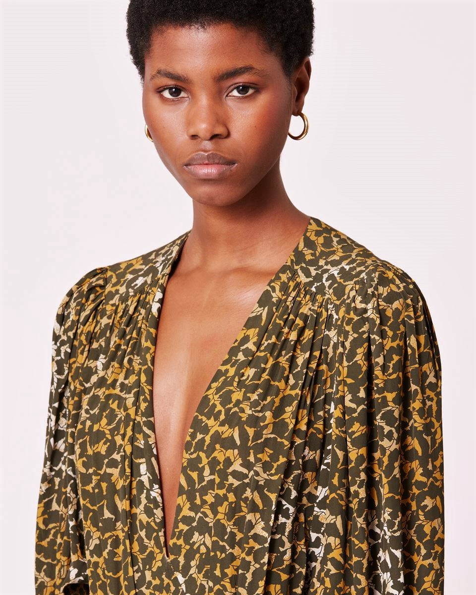 Isabel Marant Étoile Aissa Dress in Bronze FR 40 / DE 38