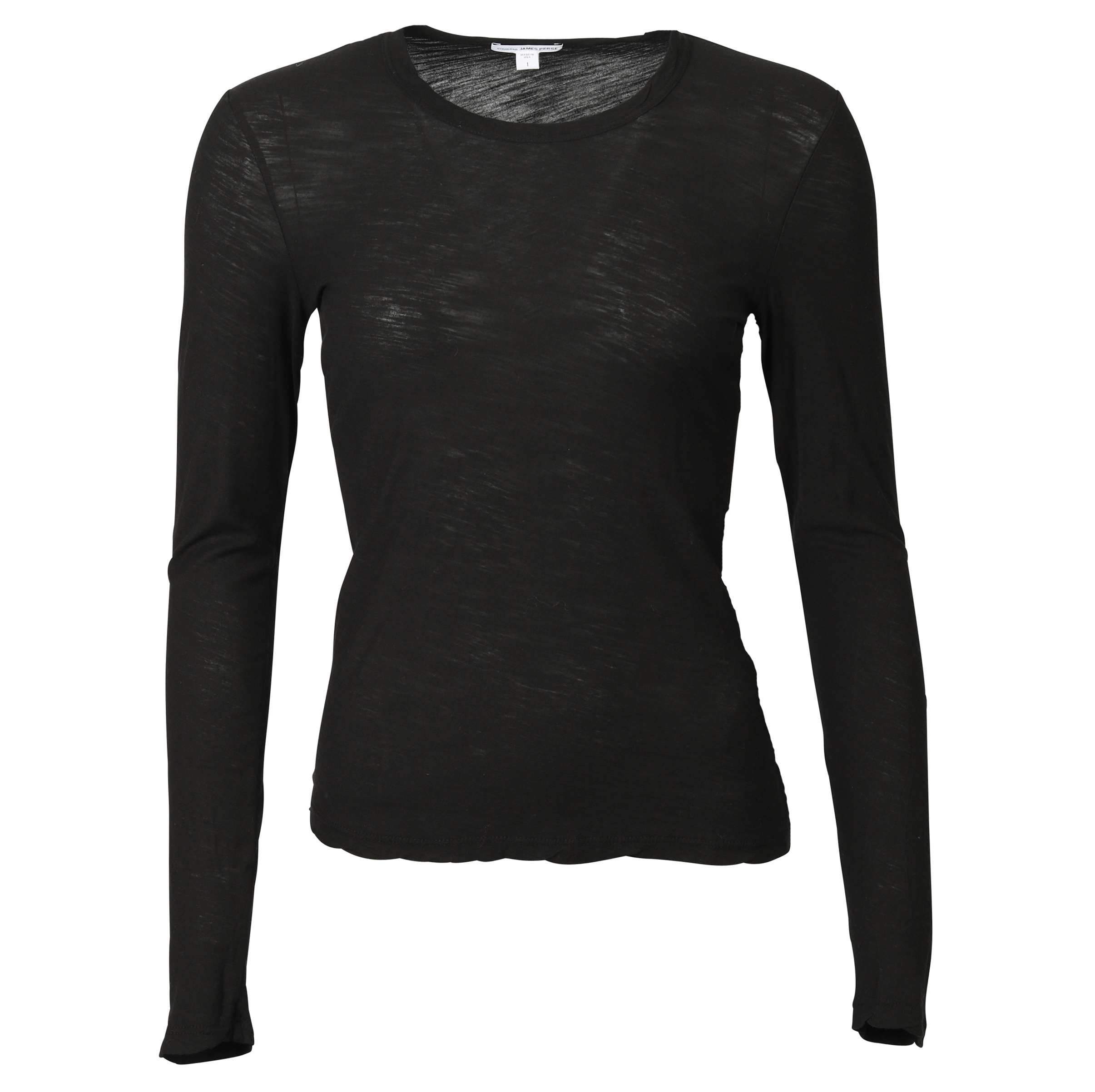 James Perse Longsleeve Crew Neck Black XS