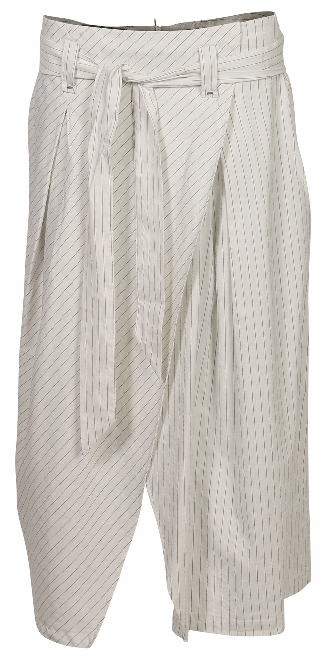 Transit Par Such Skirt White Pintstripe