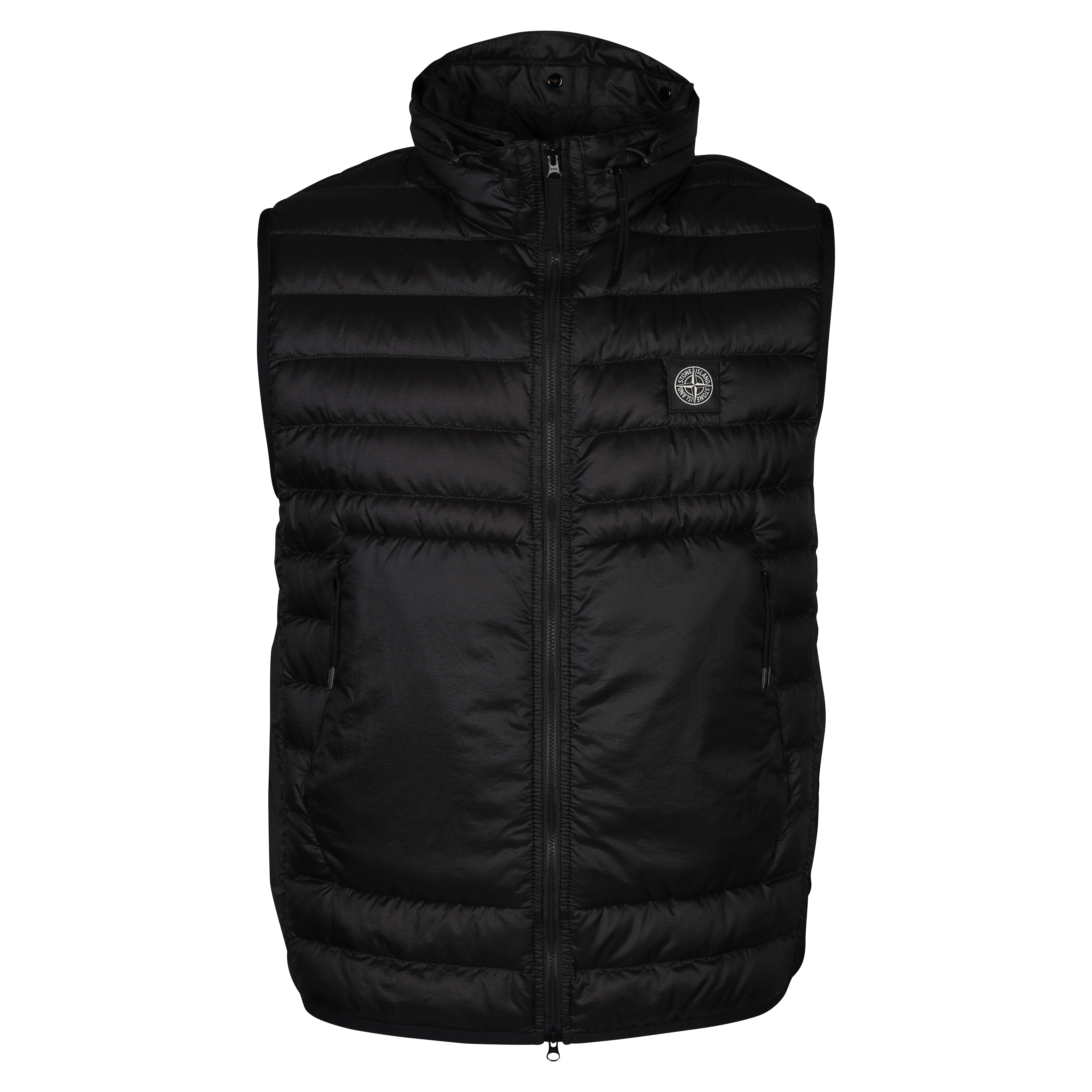 Stone Island Real Down Vest in Black