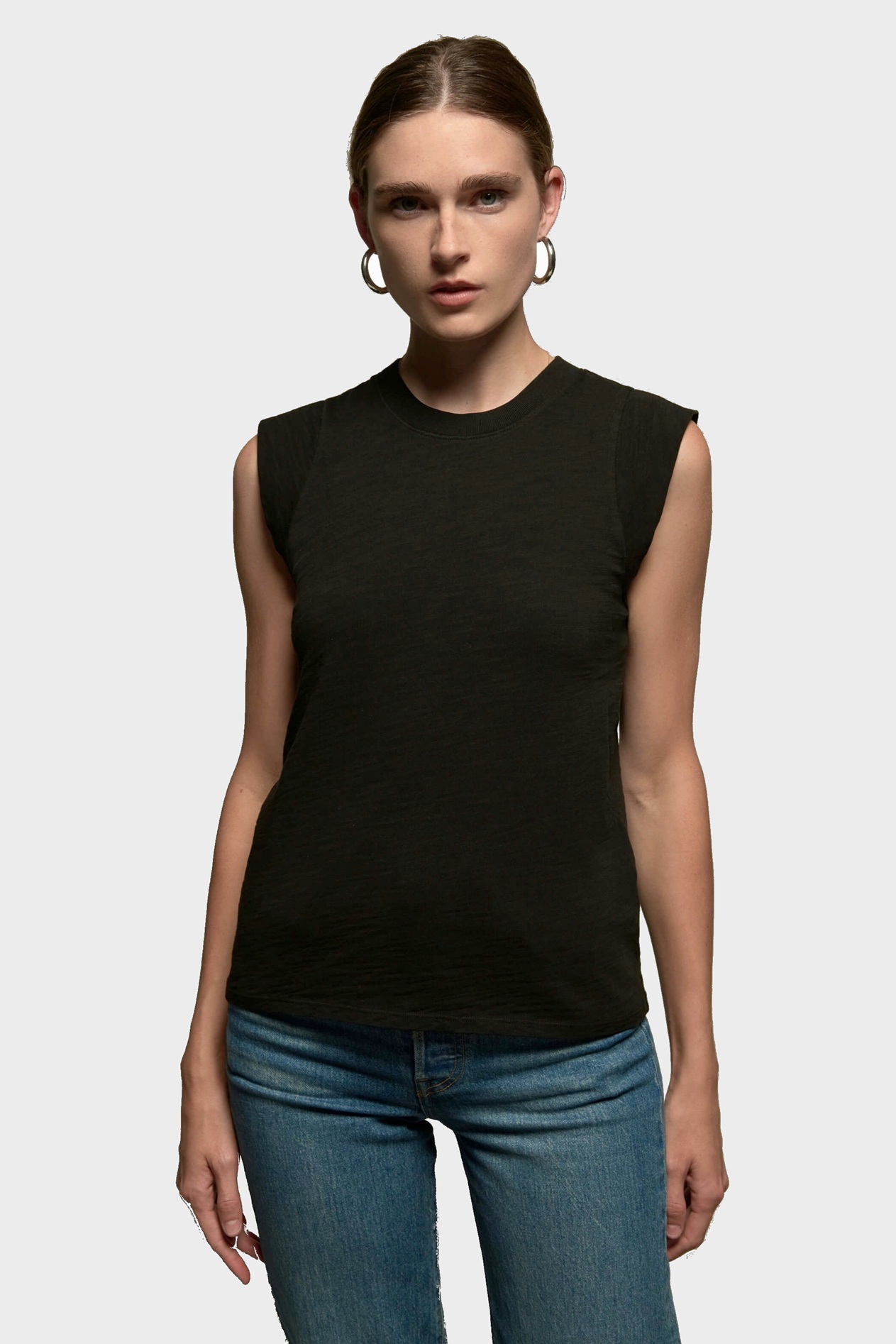 NATION LTD Muscle Tank in Black