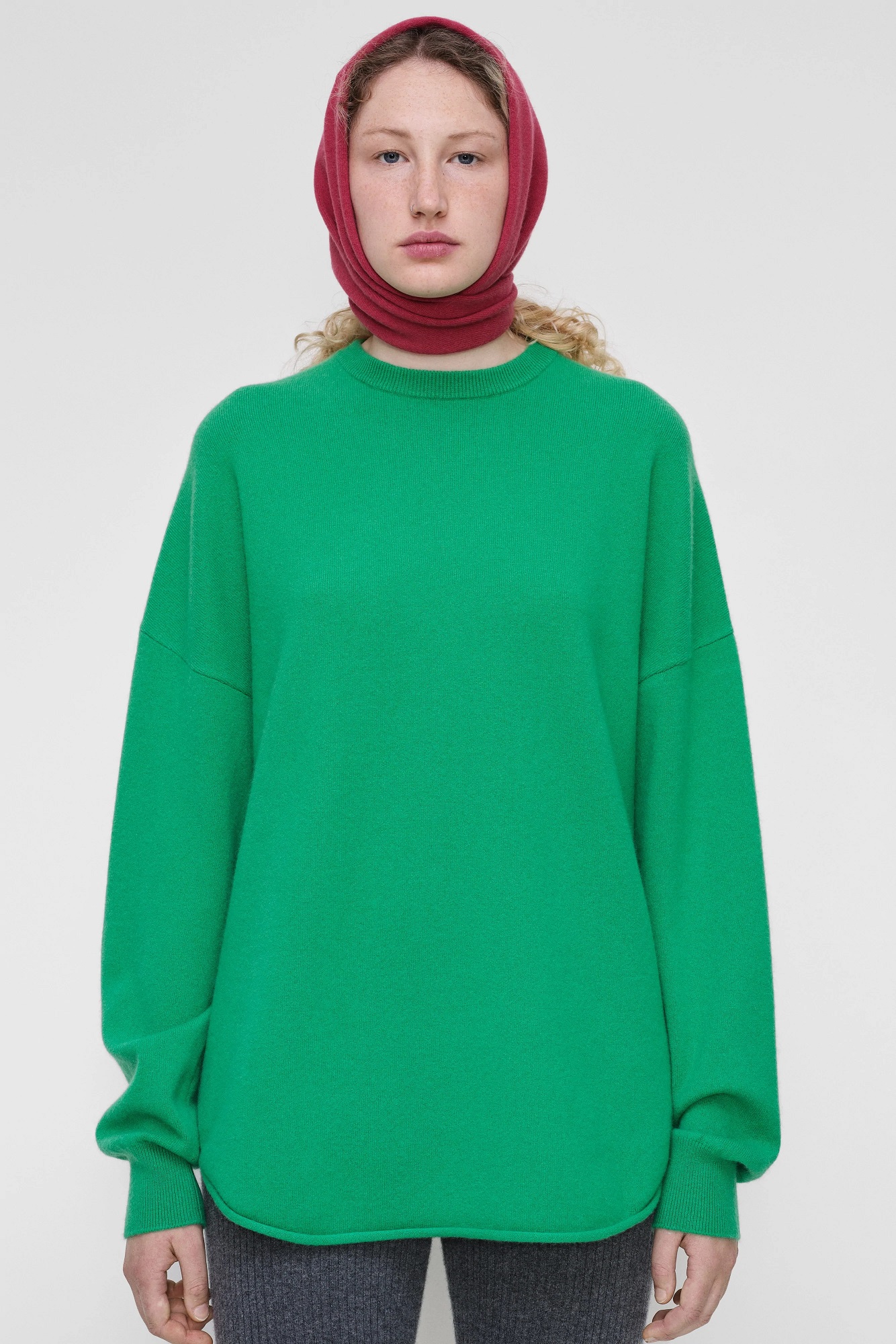 Extreme Cashmere Sweater N°53 Crew Hop in Pom