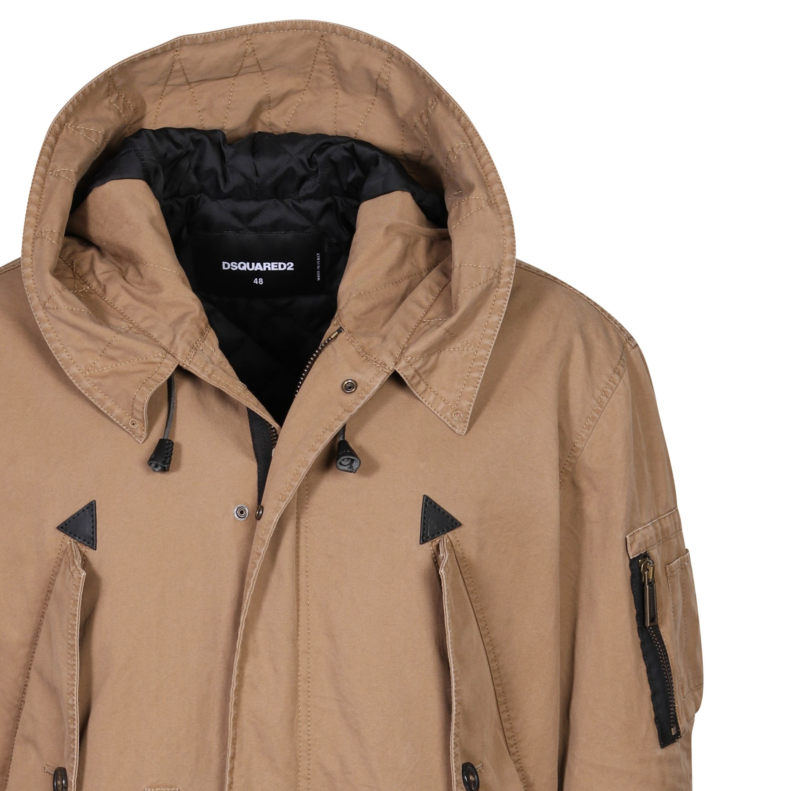 Dsquared Parka in Camel