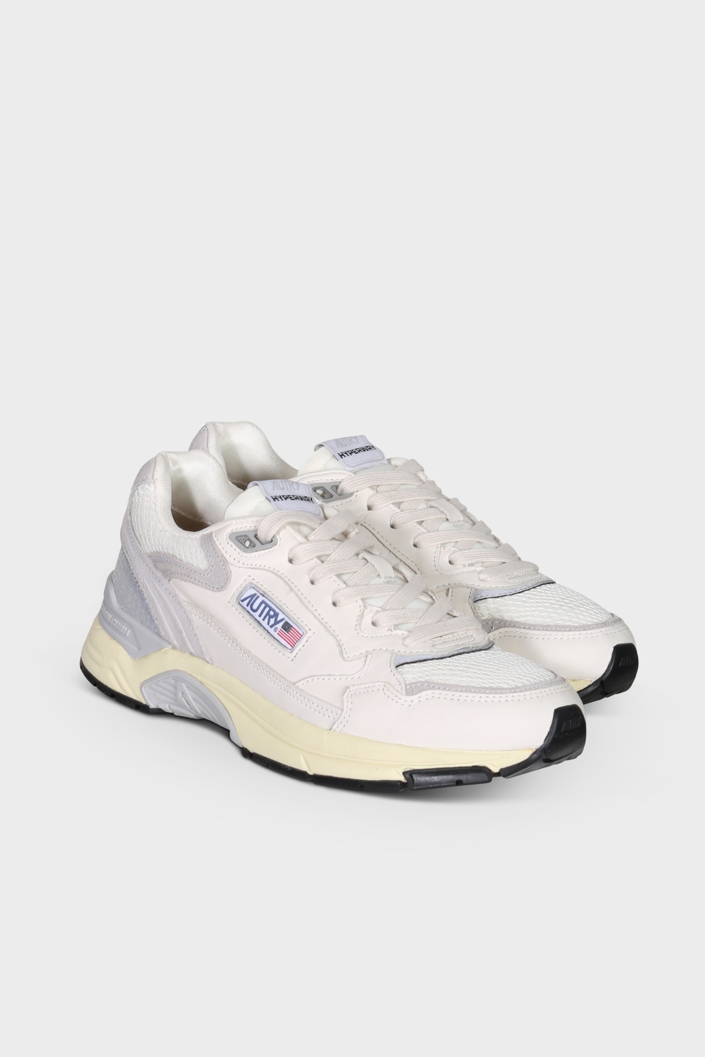 AUTRY ACTION SHOES Hyperway in Goat/Suede/Mesh/White/Grey