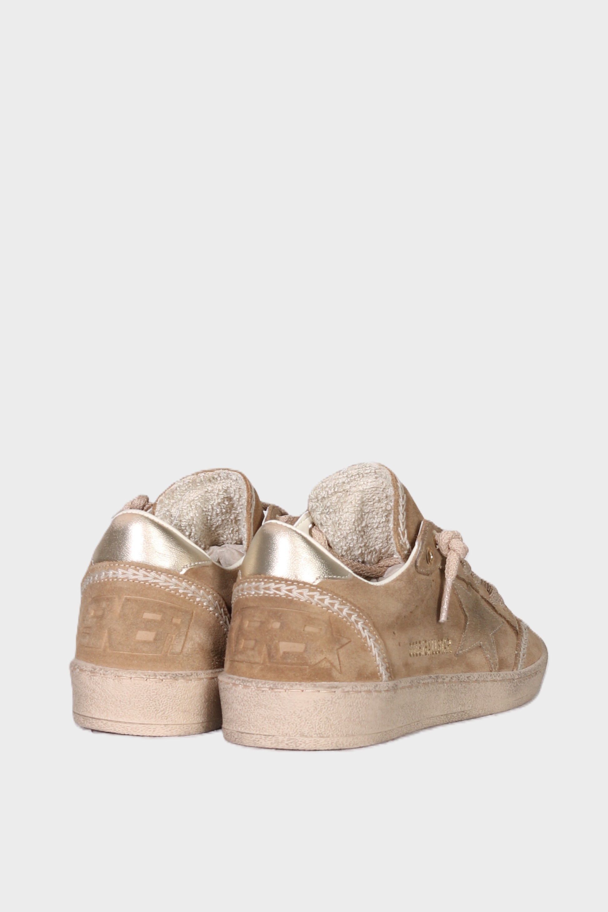GOLDEN GOOSE Ballstar Tobacco Gold