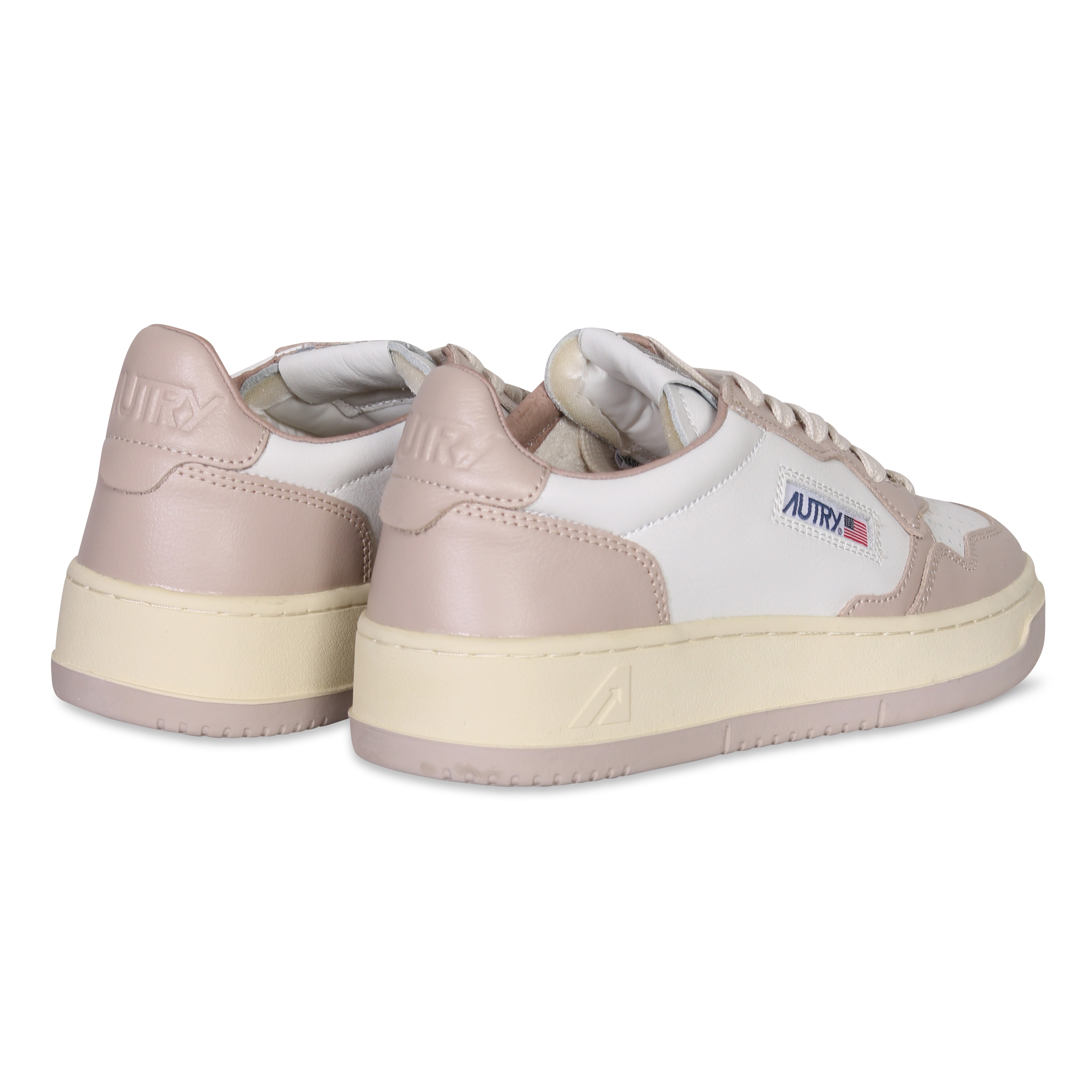 Autry Action Shoes Low Sneaker White/Mushroom