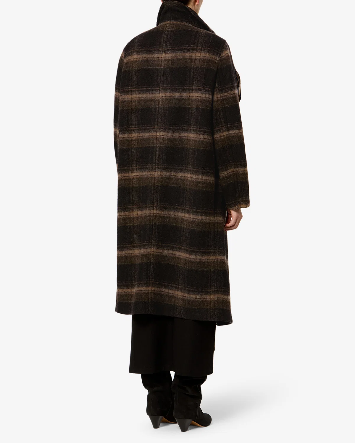ISABEL MARANT ÉTOILE Gihan Coat in Brown Check