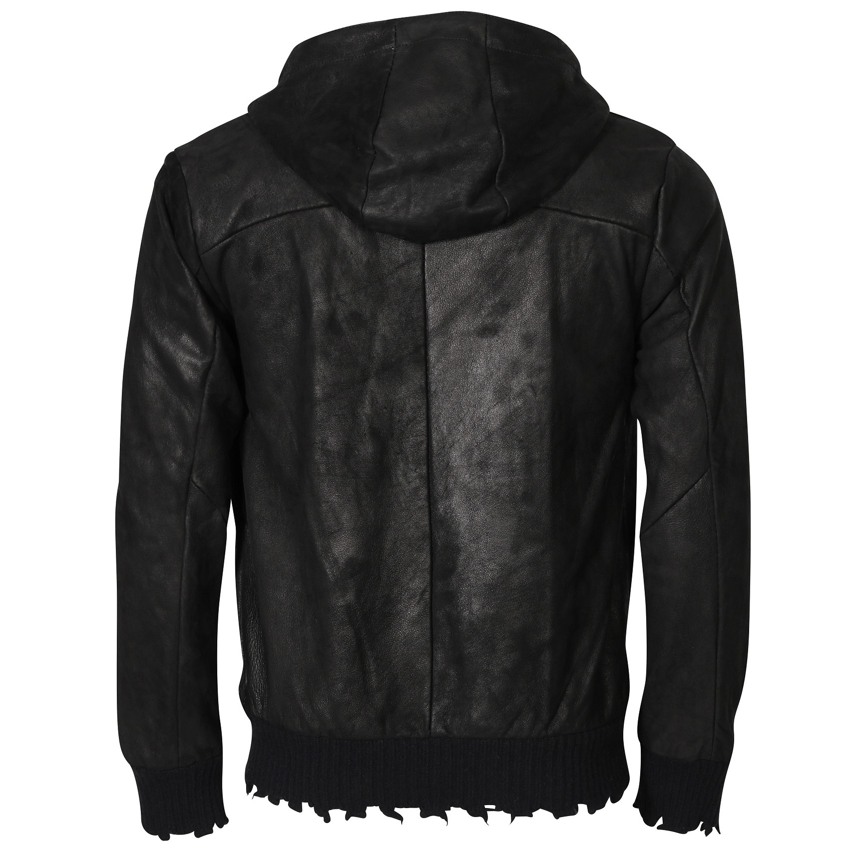 GIORGIO BRATO Hooded Leatherjacket Washed  50
