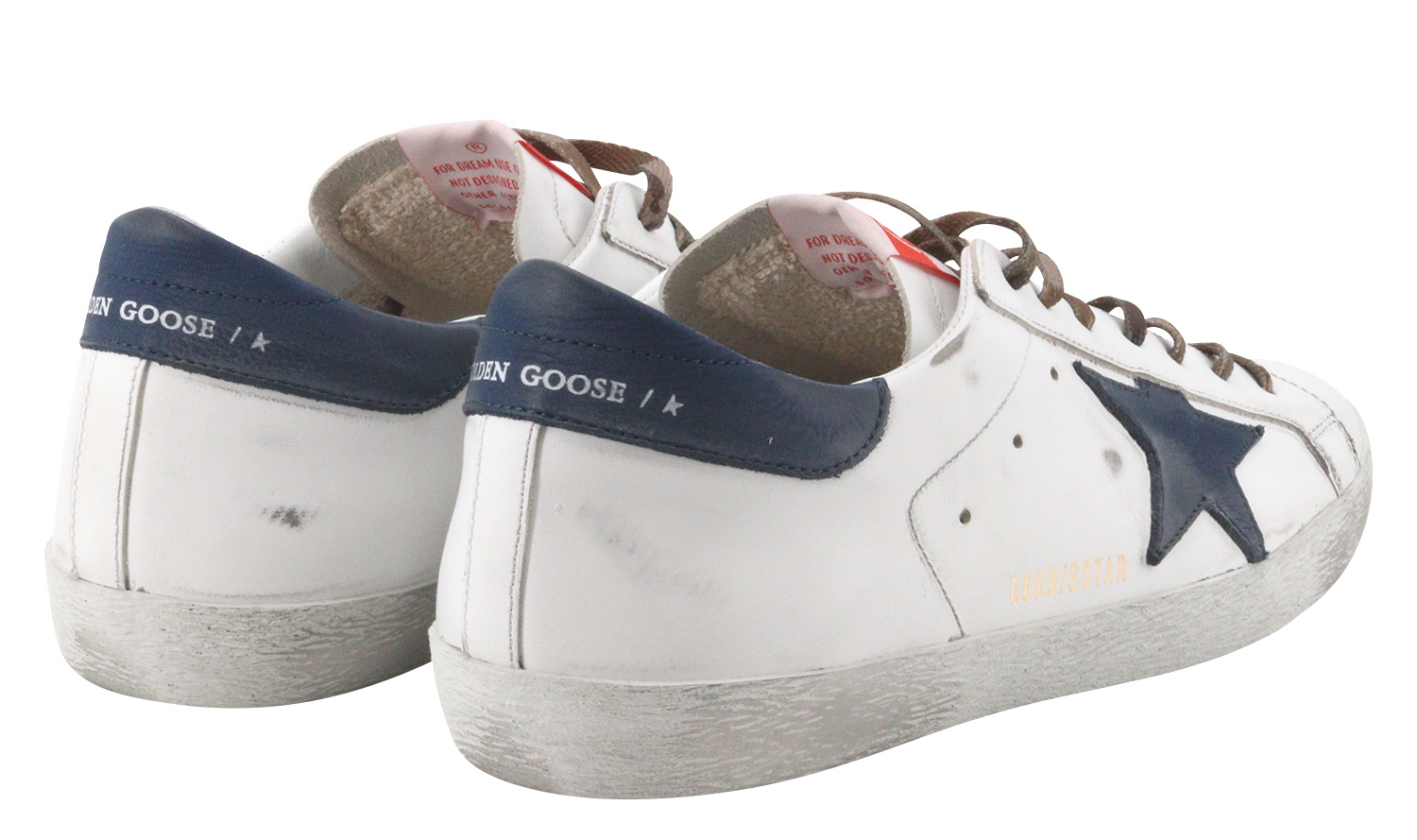 Golden Goose Sneaker Superstar Camo Laces White/Blue