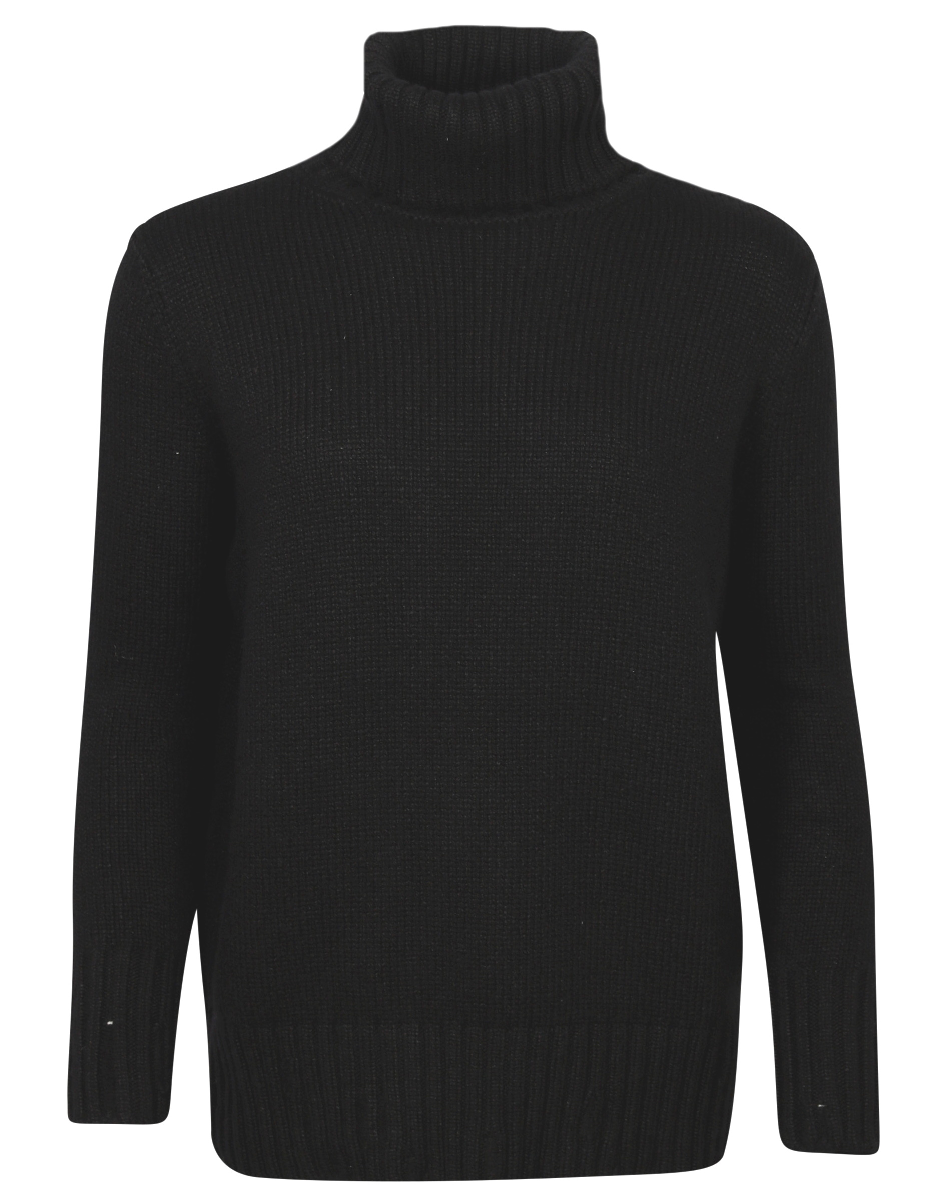 Avant Toi Destroyed Turtleneck Sweater Black