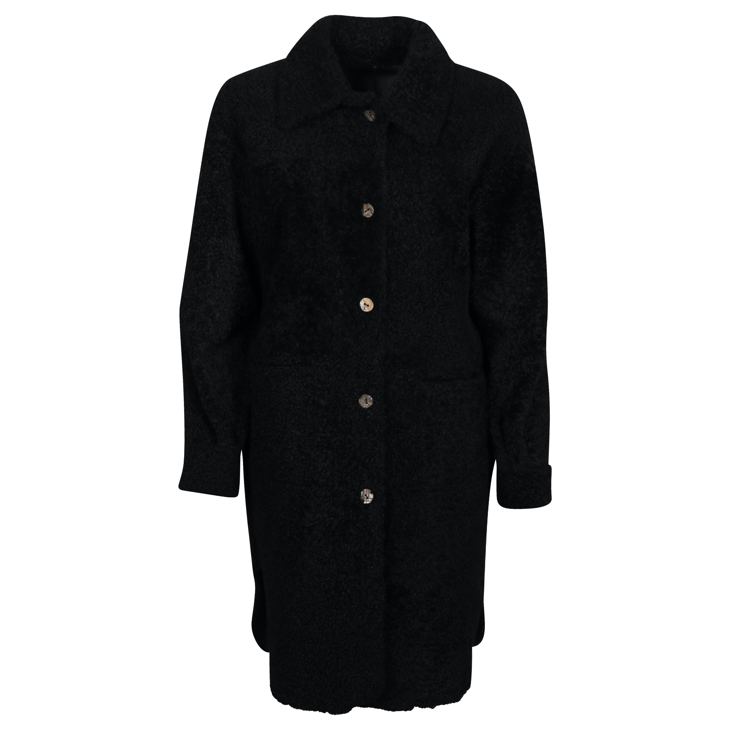 Giorgio Brato Reversible Lamb Leather Coat in Black