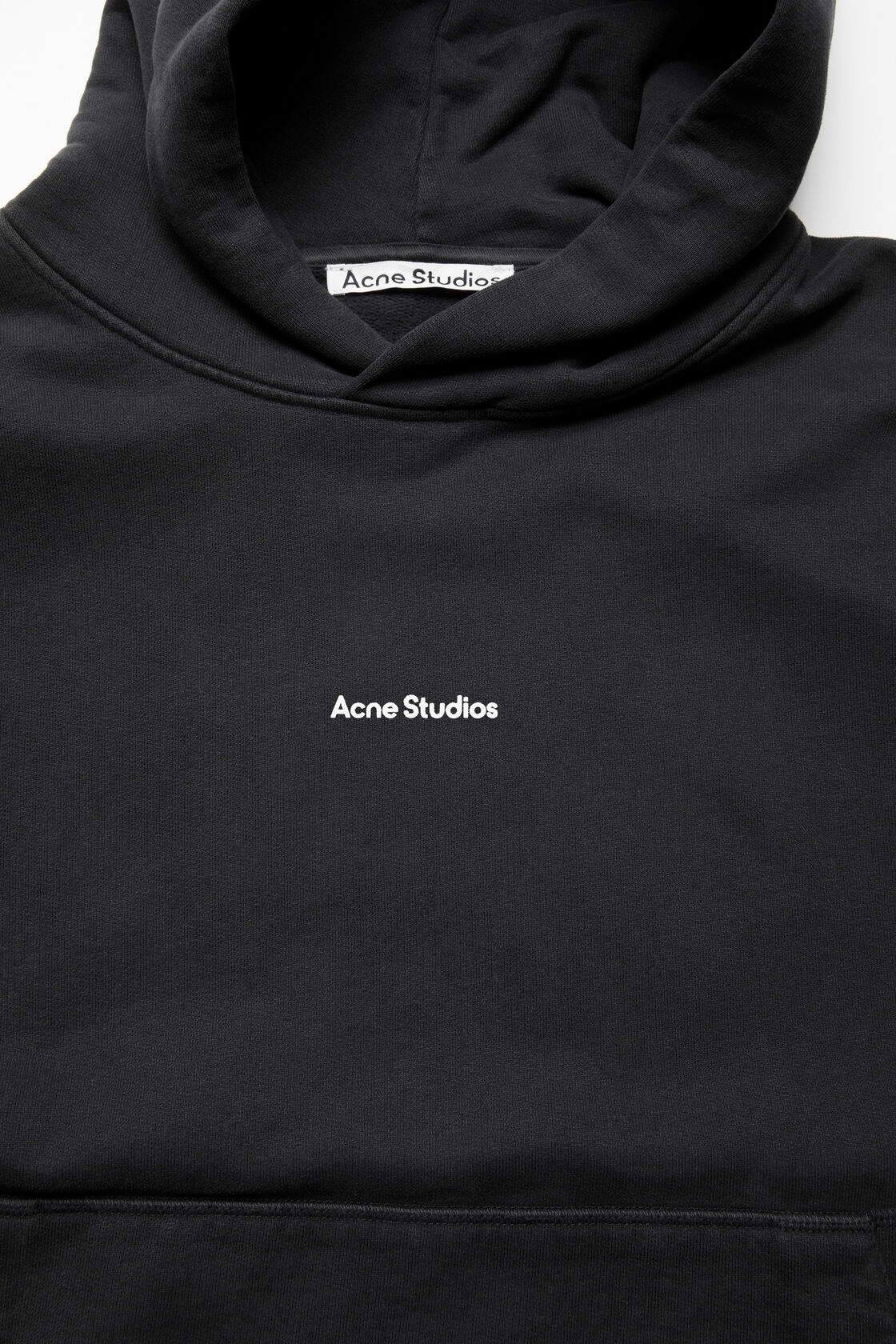 ACNE STUDIOS Stamp Oversize Sweathoodie in Black XL