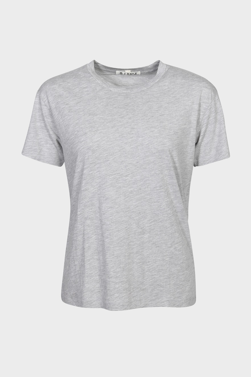 ÉTERNE Boyfriend T-Shirt in Heathergrey XL